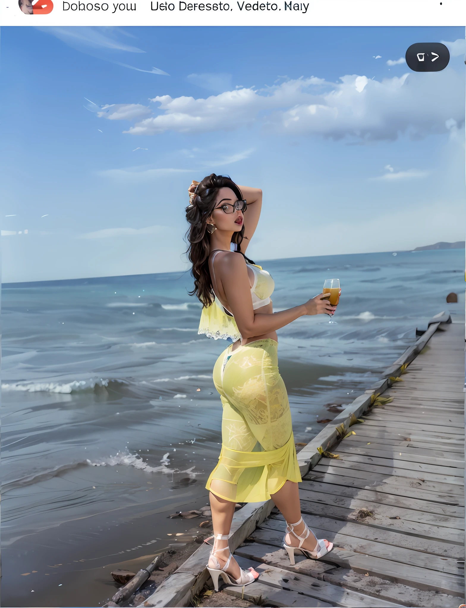 photorealistic super gorgeous girl 25 years old with huge breasts and a huge butt very narrow waist super sexy slightly transparent dress you can see the underwear underneath which is with lace is very detailed image 4k full hd wallpaper screensaver