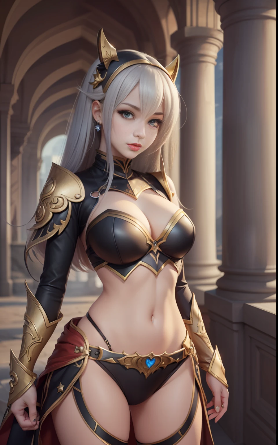cartoon,(best quality:1.17), (masterpiece:1.17), (detailed:1.15),
1girl, SteelHeartQuiron character,