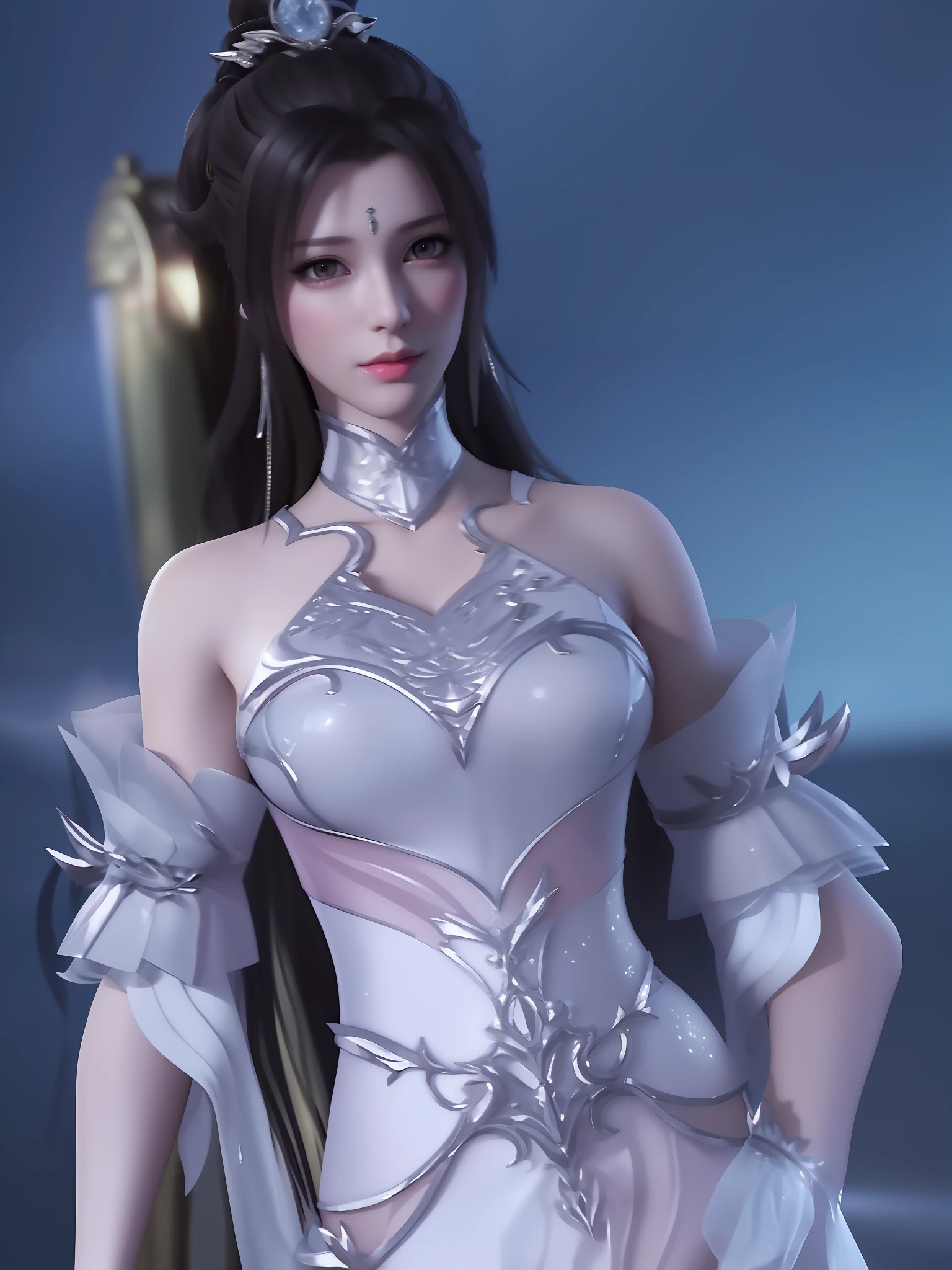 a close up of a woman in a red dress with long hair, beautiful alluring anime woman, a beautiful fantasy empress, inspired by Du Qiong, seductive tifa lockhart portrait, ((a beautiful fantasy empress)), seductive anime girl, beautiful anime woman, glamorous tifa lockheart, beautiful avatar pictures, mai shiranui, lady in pink armor, tifa, (lingerie:1.2), photo realistic, upon_body, tyndall effect, photorealistic, dark studio, rim lighting, two tone lighting, (high detailed skin:1.2), 8k uhd, dslr, soft lighting, high quality, volumetric lighting, candid, Photograph, high resolution, 4k, 8k, Bokeh, breast out,, (purple eyes color), (transparent armor:1.5), big breast,