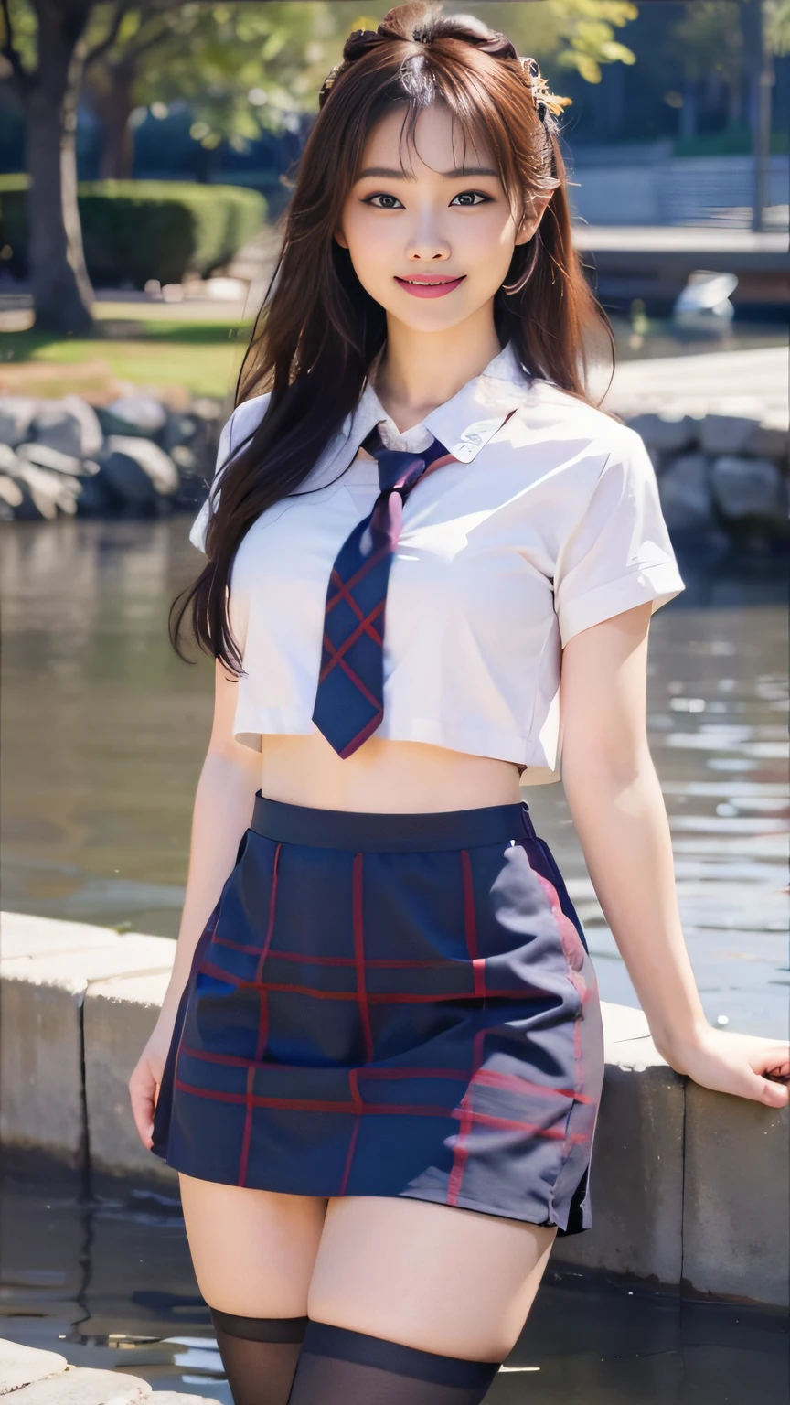 An Asian beauty, smile, master masterpiece, realistic skin, 16k resolution