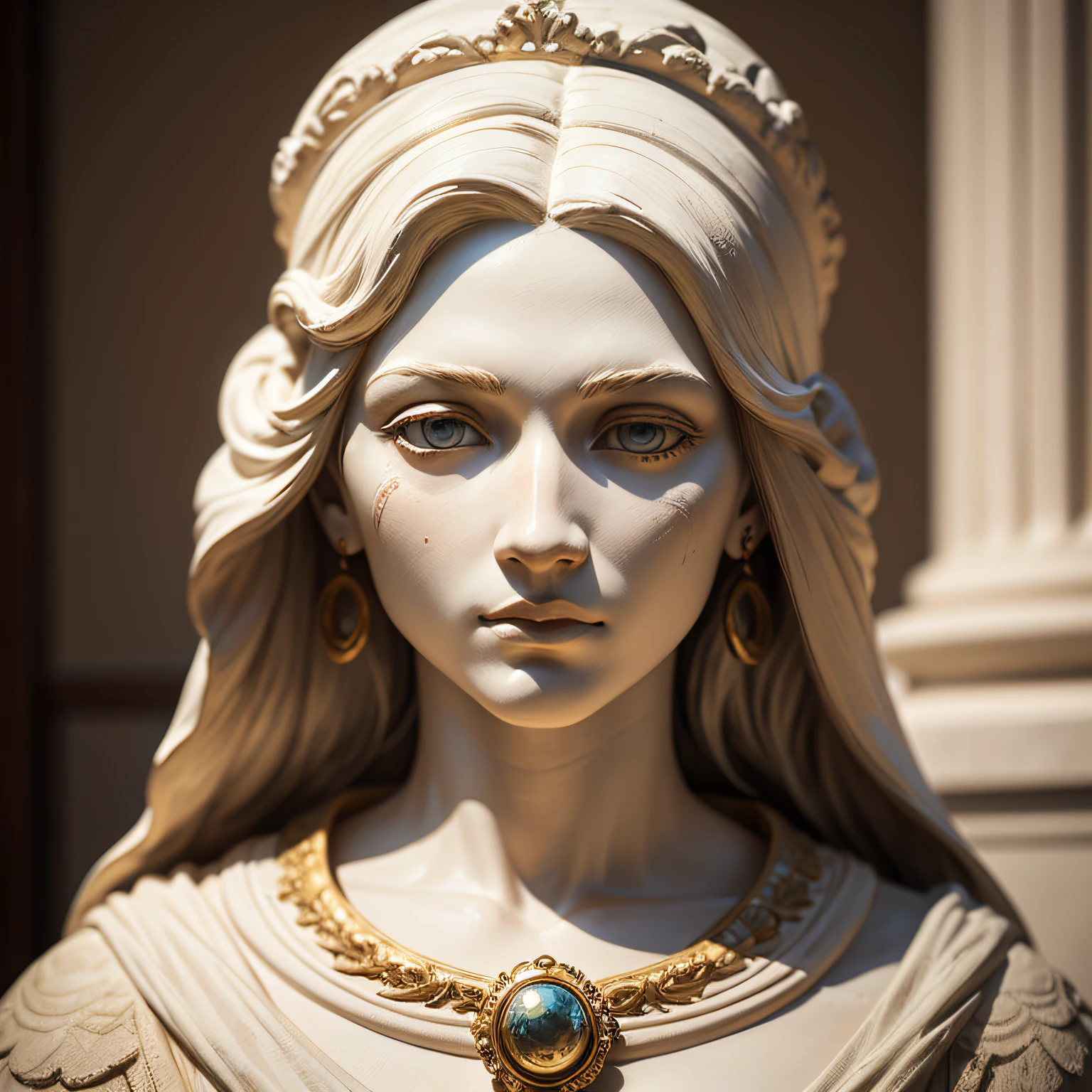 Plaster casts, European and American mythology, front faces, noise, amazing details --auto