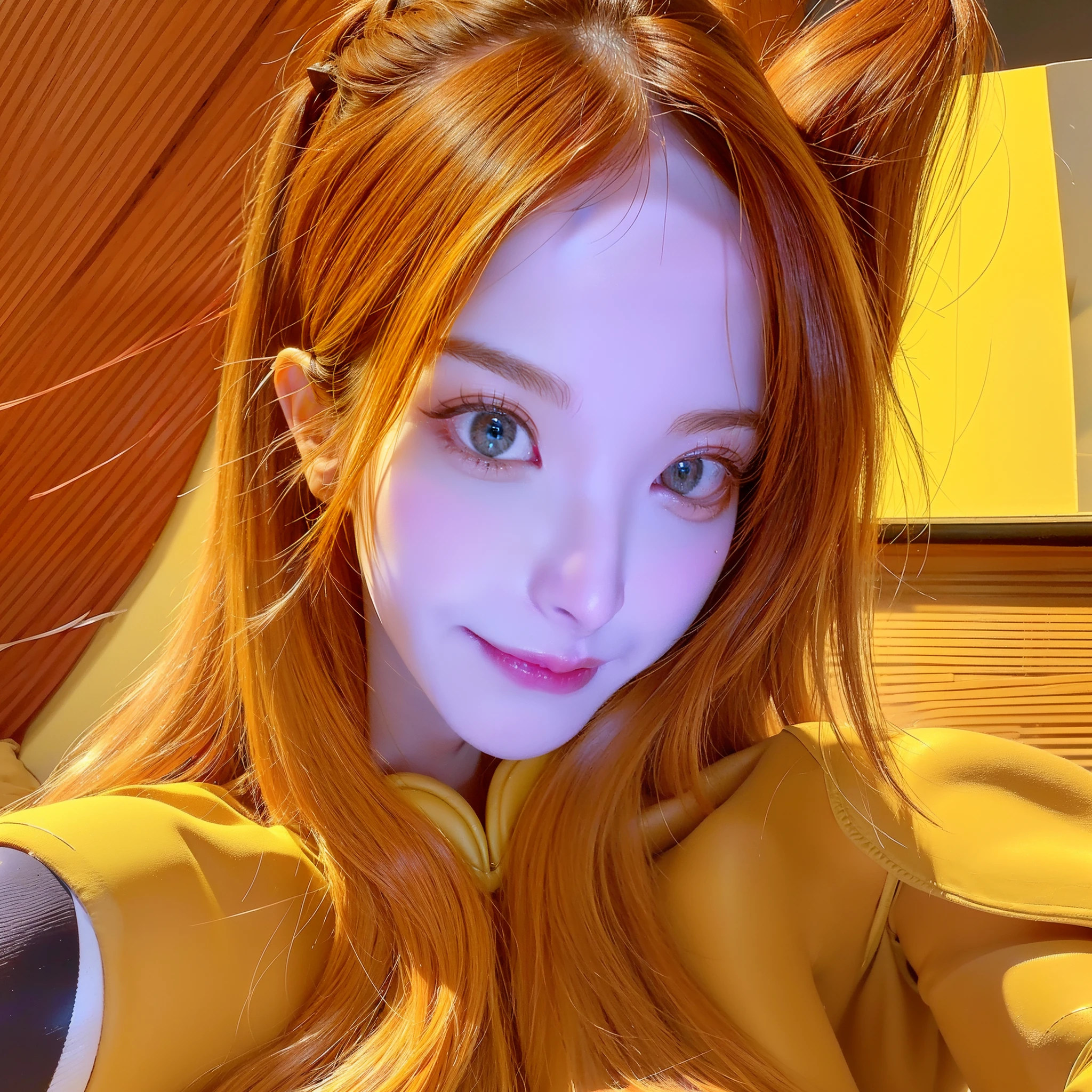 8K, Best Quality, Masterpiece, Ultra High Definition, (Realism: 1.4), Original Image, (Realistic Skin Texture: 1.3), (Film Grain: 1.3), (Selfie Angle), 1 Girl, Beautiful Face and Eyes Details, Masterpiece , Best Quality , Close-up , Full Body, Big Tits , Looking At The Viewer