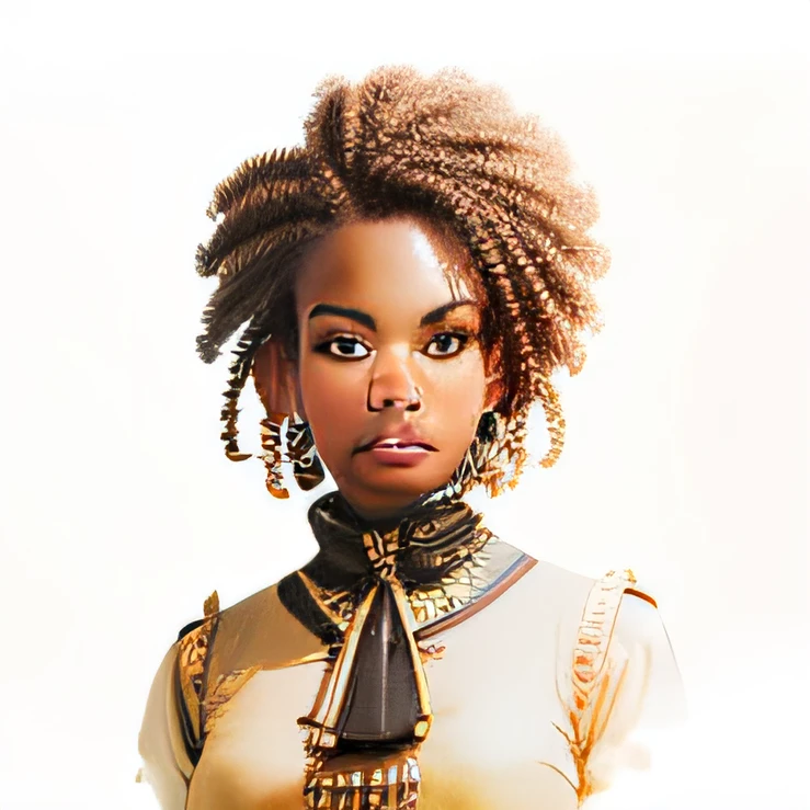 Redo it as a photo of a real black woman --auto
