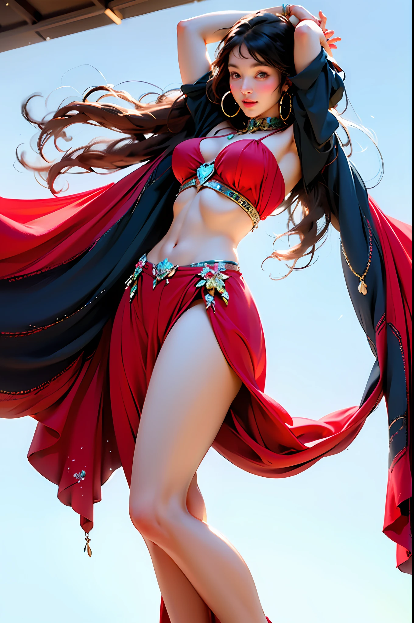 masterpiece, (best quality: 1.3),
1girl, exotic_dance, (solo: 1.3), blonde hair, bangs, blue eyes, thick legs, thin abdomen, intermediate body, legs on display