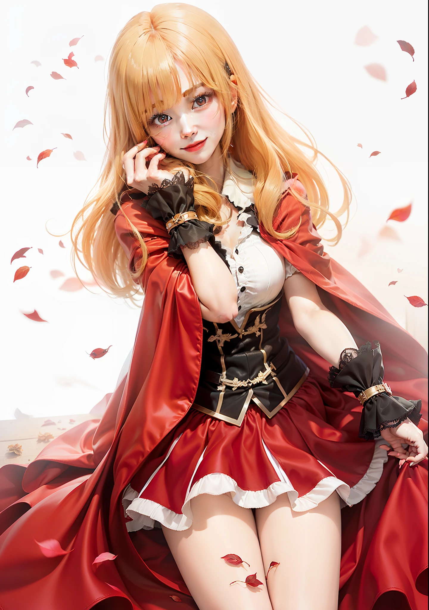 (masterpiece, maximum image quality:1.4), a captivating illustration featuring the iconic fairy tale character, Little Red Riding Hood, (rustic wooden cabin:1.2), (sole illumination from a lit fireplace:1.2), (subtle light casting on her body:1.2), (wearing a tiny red lingerie:1.2), (red hood:1.2), (sinister and mischievous smile:1.2), (well-developed youthful body:1.2), (ample bosom and wide hips:1.2), (alone in the room:1.2), (IMAX-worthy:1.2), (Octane render:1.2), (RTX on:1.2), (Ray Tracing:1.2), (immersive realism:1.2), (capturing the full body:1.2), (side view showcasing her buttocks:1.2), (perfect lighting:1.2).
This prompt presents a visually striking illustration inspired by the character Little Red Riding Hood from the beloved fairy tale. The artwork is a masterpiece of maximum image quality, capturing every intricate detail with the utmost precision and realism.
Little Red Riding Hood is depicted in a rustic wooden cabin, illuminated solely by the warm glow of a flickering fireplace. The subtle play of light accentuates her body, revealing her slender figure adorned in a tiny red lingerie. Her iconic red hood adds a touch of allure and mystique to her presence.
With a mischievous and diabolical smile, Little Red Riding Hood exudes an air of intrigue. Her youthful body, well-developed with ample bosom and wide hips, adds to her seductive appeal. She is portrayed alone in the room, heightening the sense of intimacy and secrecy.
The illustration is crafted with the highest image quality, utilizing IMAX-worthy standards, Octane render, RTX on, and Ray Tracing techniques to achieve a level of immersive realism. The composition captures the full body of Little Red Riding Hood, even sho