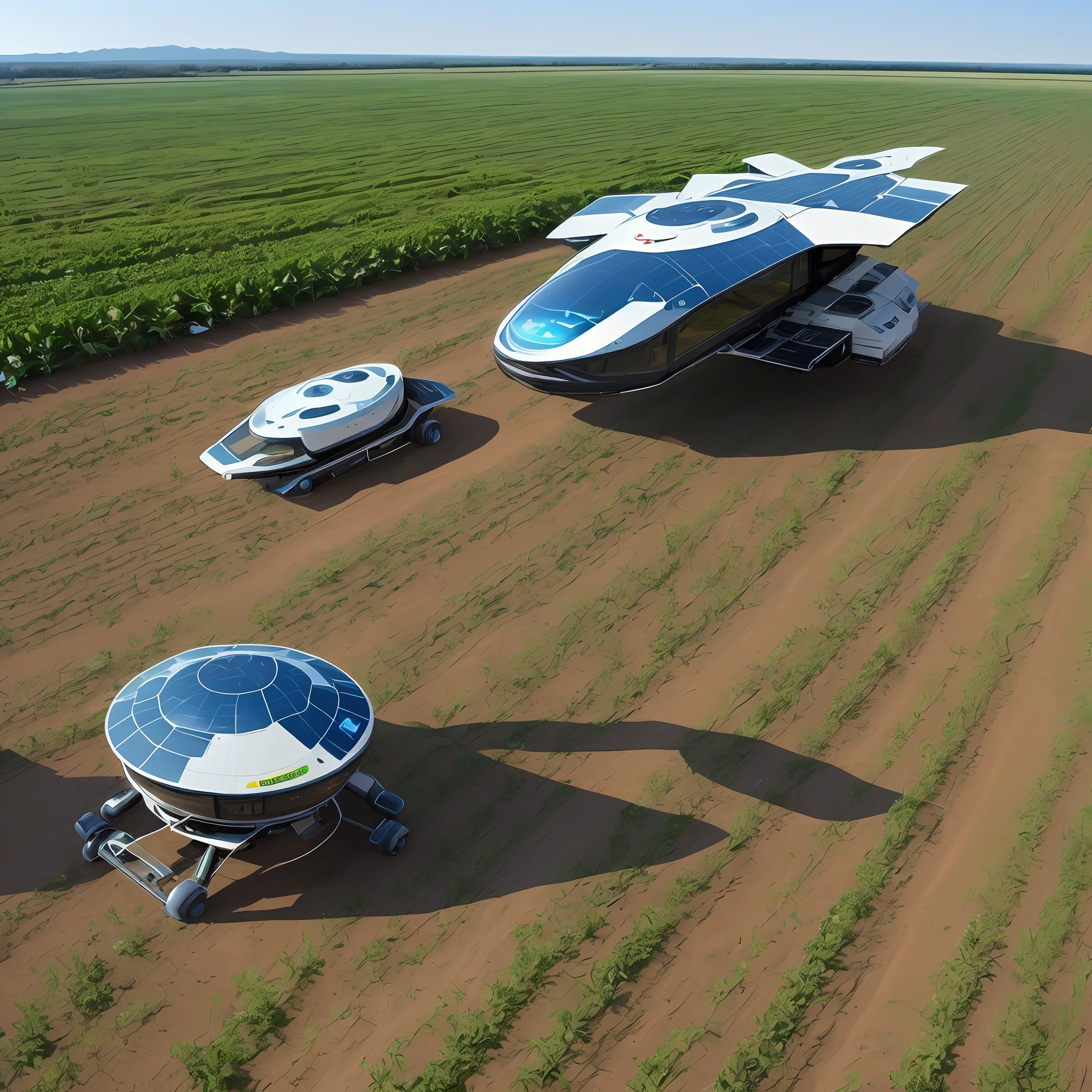 Future Terrestrial Planet Colony Nature Solar Moon Spacecraft Agriculture Transport Human Clones AI --auto
