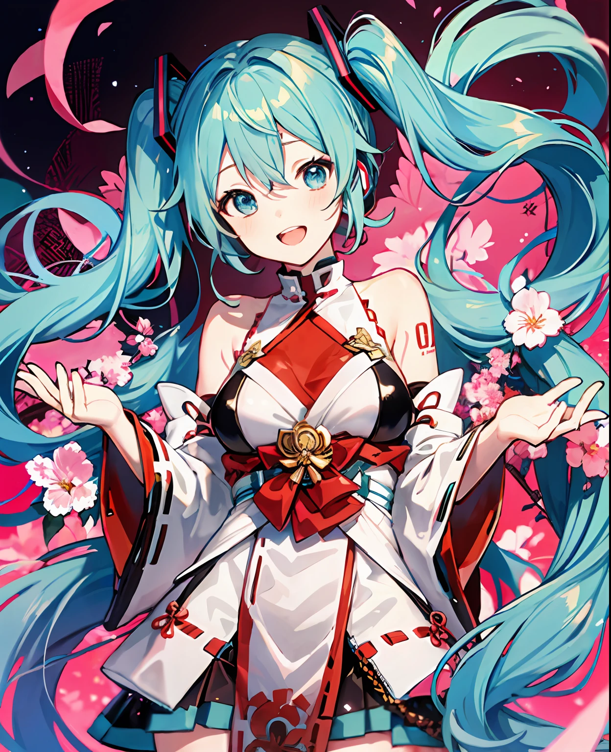 The two, Hatsune Miku, Yae Miko