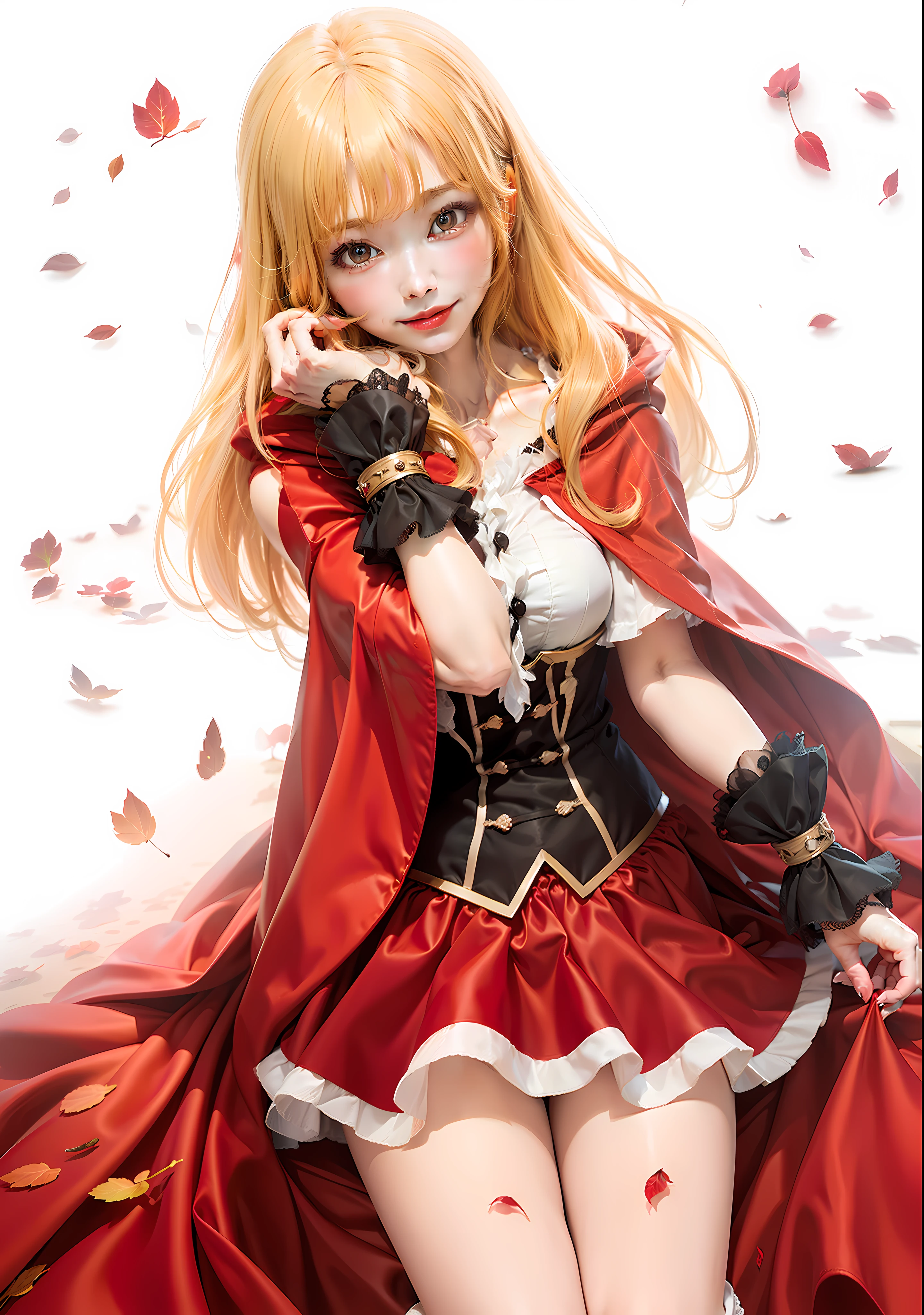 (masterpiece, maximum image quality:1.4), a captivating illustration featuring the iconic fairy tale character, Little Red Riding Hood, (rustic wooden cabin:1.2), (sole illumination from a lit fireplace:1.2), (subtle light casting on her body:1.2), (wearing a tiny red lingerie:1.2), (red hood:1.2), (sinister and mischievous smile:1.2), (well-developed youthful body:1.2), (ample bosom and wide hips:1.2), (alone in the room:1.2), (IMAX-worthy:1.2), (Octane render:1.2), (RTX on:1.2), (Ray Tracing:1.2), (immersive realism:1.2), (capturing the full body:1.2), (side view showcasing her buttocks:1.2), (perfect lighting:1.2).
This prompt presents a visually striking illustration inspired by the character Little Red Riding Hood from the beloved fairy tale. The artwork is a masterpiece of maximum image quality, capturing every intricate detail with the utmost precision and realism.
Little Red Riding Hood is depicted in a rustic wooden cabin, illuminated solely by the warm glow of a flickering fireplace. The subtle play of light accentuates her body, revealing her slender figure adorned in a tiny red lingerie. Her iconic red hood adds a touch of allure and mystique to her presence.
With a mischievous and diabolical smile, Little Red Riding Hood exudes an air of intrigue. Her youthful body, well-developed with ample bosom and wide hips, adds to her seductive appeal. She is portrayed alone in the room, heightening the sense of intimacy and secrecy.
The illustration is crafted with the highest image quality, utilizing IMAX-worthy standards, Octane render, RTX on, and Ray Tracing techniques to achieve a level of immersive realism. The composition captures the full body of Little Red Riding Hood, even sho