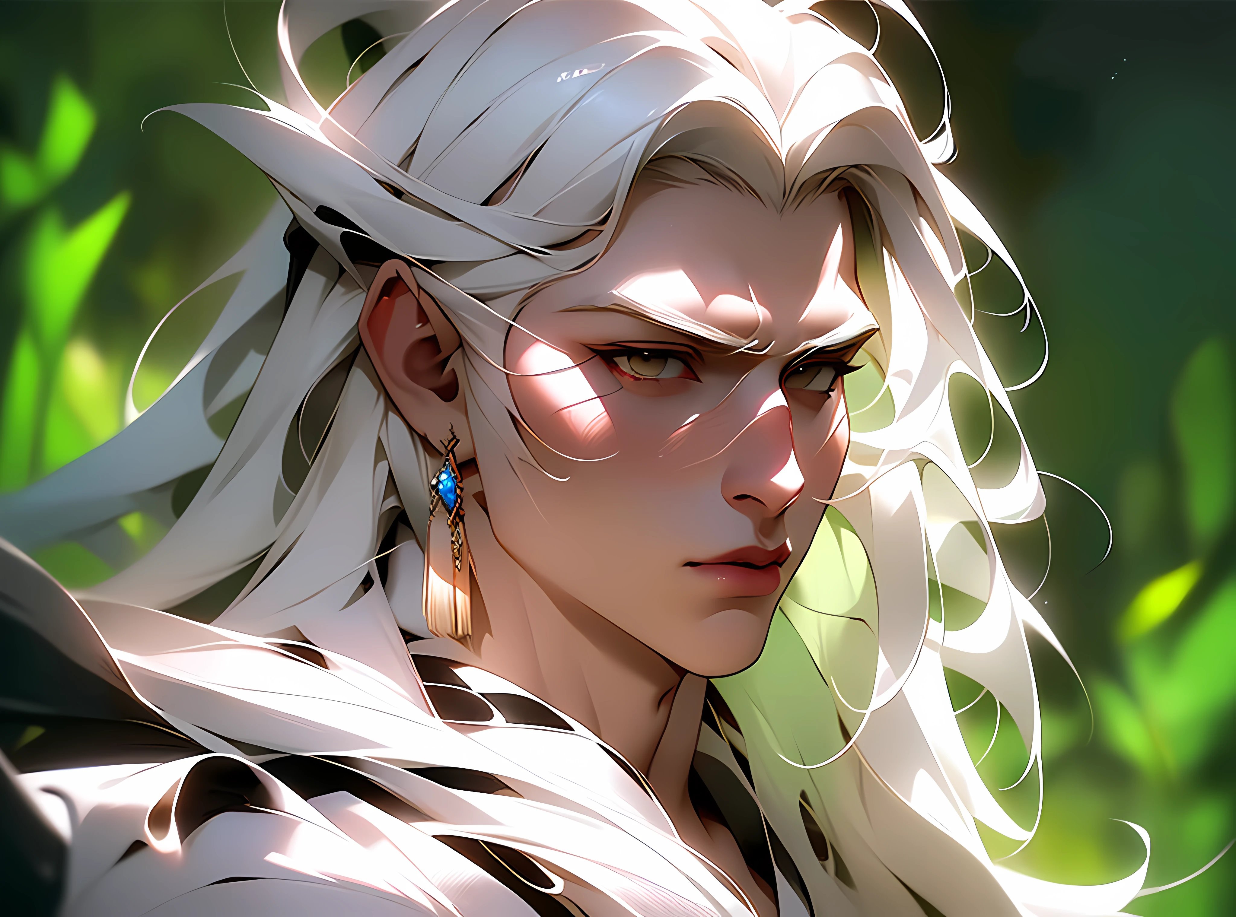 masterpiece, ultra detailed photography of a handsome dragon god, 1guy, (((male))), perfectly drawn face, hyper detailed white eyes, 8k resolution, photorealistic, ultra-high quality, long hair, long white hair, full lips, perfect anatomy, cinematic lighting, intricately detailed, volumetric lighting, hanfu