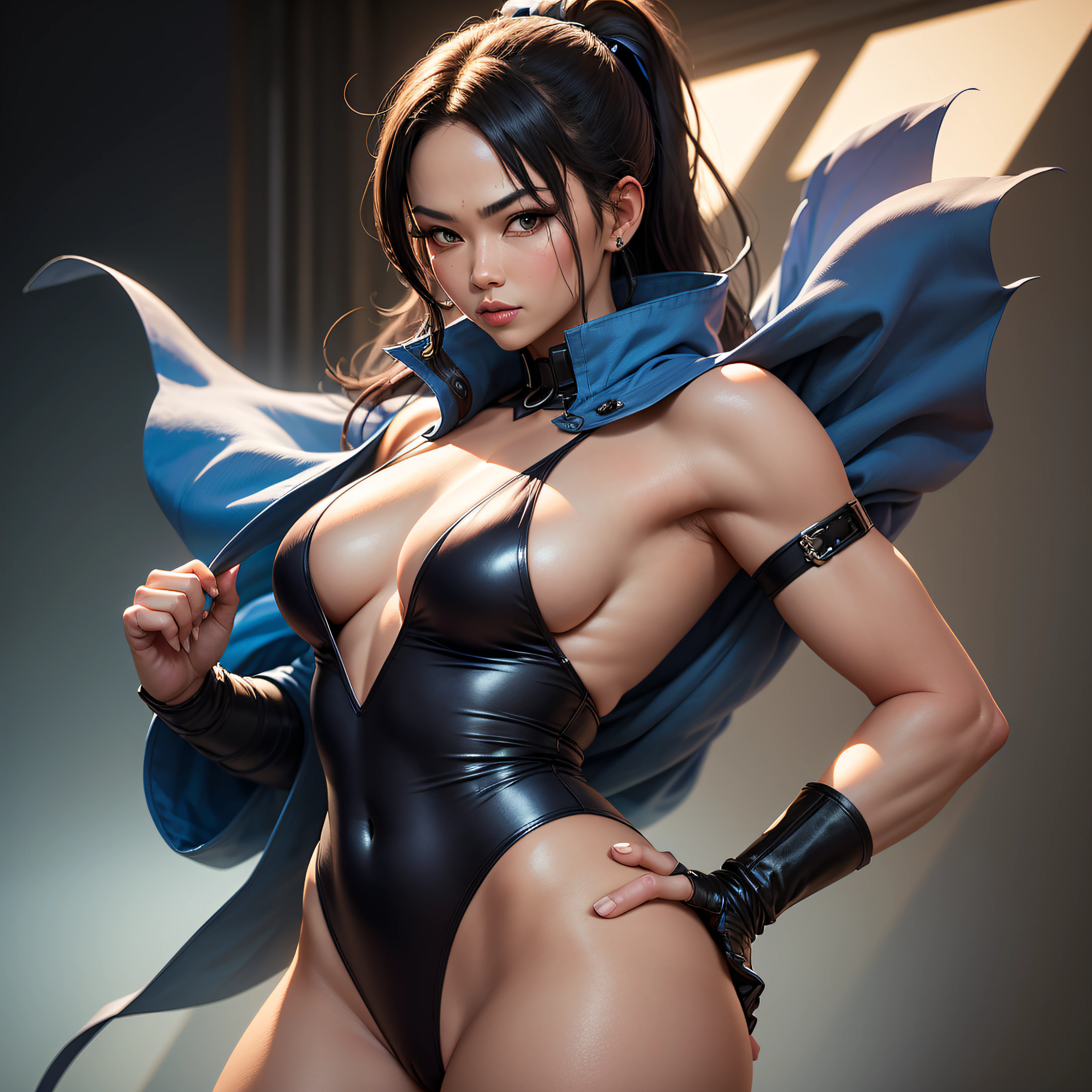 Shun lee posing for photo, like a shunlee street fighter game, cosplay, beautiful woman, masterpiece, 8k wallpaper --auto