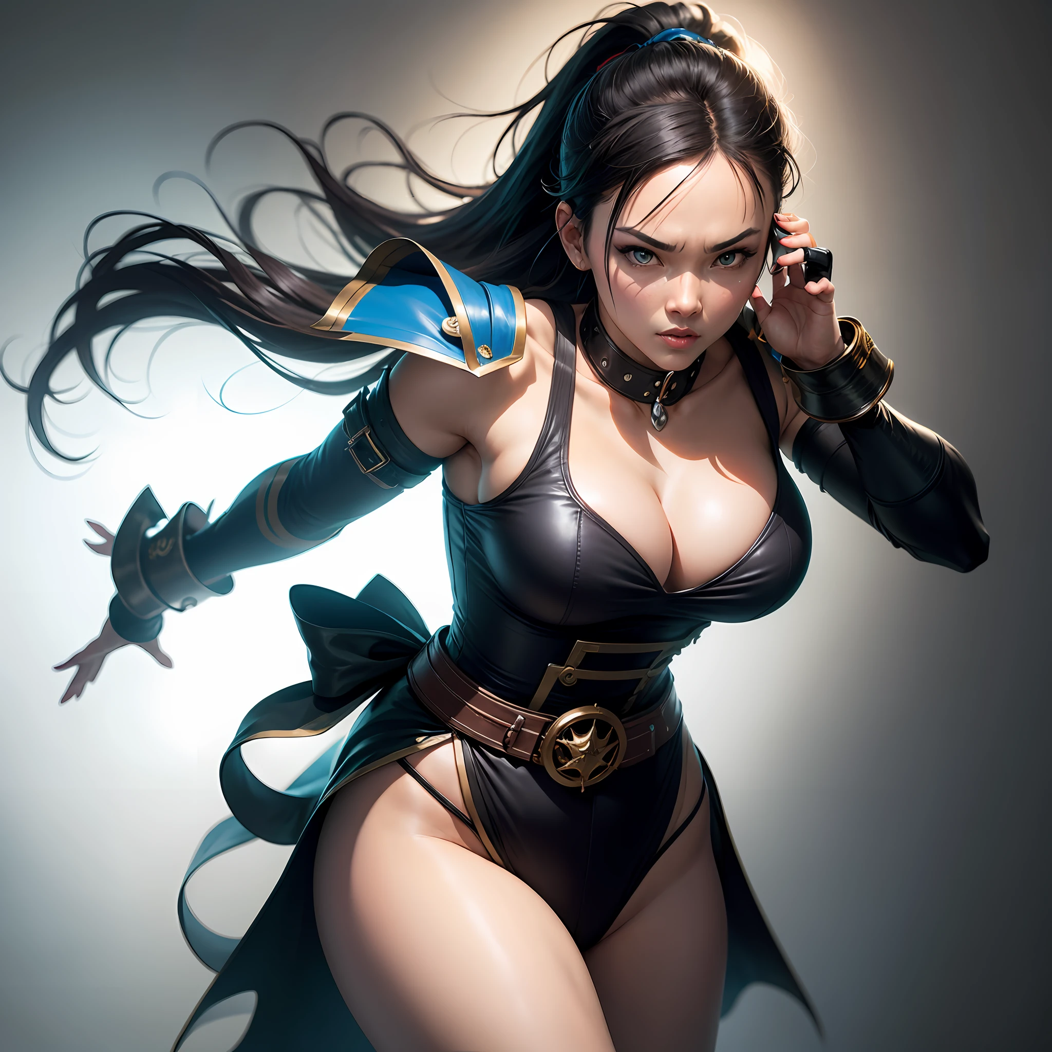 Shun lee posing for photo, like a shunlee street fighter game, cosplay, beautiful woman, masterpiece, 8k wallpaper --auto