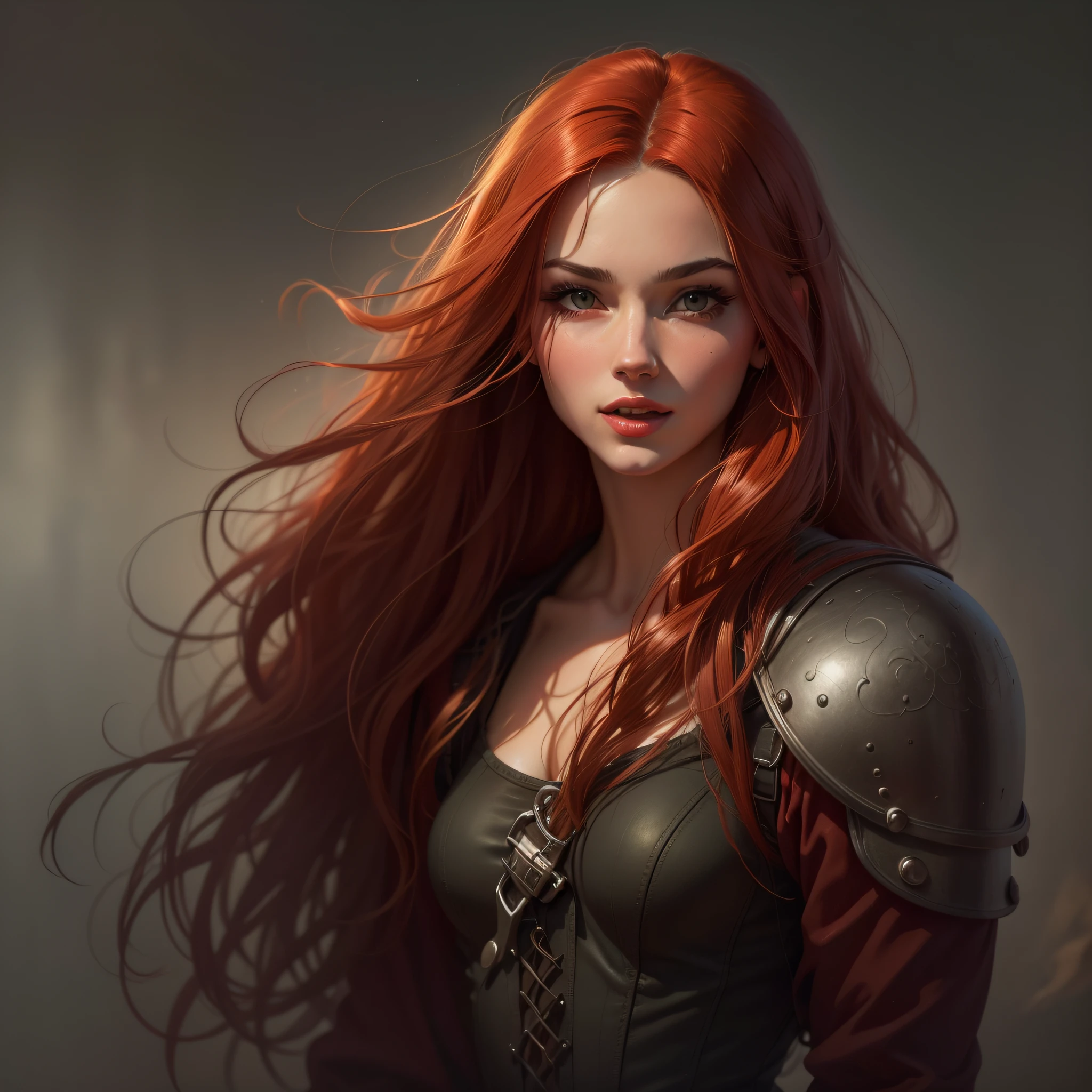 Description: A woman of Nordic origin, with long red hair and young, European features. She has a broad bust and a lean, jovial body with well-defined curves. The image should be a digital illustration that depicts the beauty and sensuality of the character, with charming and wild poses.
Artistic Styles: Pin-up, Pop Art
Artistic Inspirations: Gil Elvgren, Roy Lichtenstein
Camera: Not applicable
Frame: Medium Plan
Render-Related Information: Use vibrant, contrasting colors to create an impactful look. Explore the pin-up style and elements of pop art to enhance the beauty of the character, combining charming poses with a touch of wild attitude.)))"
- Image Type: Digital Illustration
- Subject Description: A digital illustration depicting a woman of Nordic origin, with long red hair and young, European features. She has a broad bust and a lean, jovial body with well-defined curves. The image seeks to convey the beauty and sensuality of the character through charming and wild poses.
- Art Styles: Pin-up, Pop Art
- Artistic Inspirations: Gil Elvgren, Roy Lichtenstein
- Subject Details: Woman with young, European features, long red hair, broad bust, slim body and well-defined curves
- Framing: Medium plane
- Render-Related Information: Use of vibrant, contrasting colors to create an impactful look. Exploration of pin-up style and elements of pop art to enhance the beauty of the character, combining charming poses with a dash of wild attitude. --auto