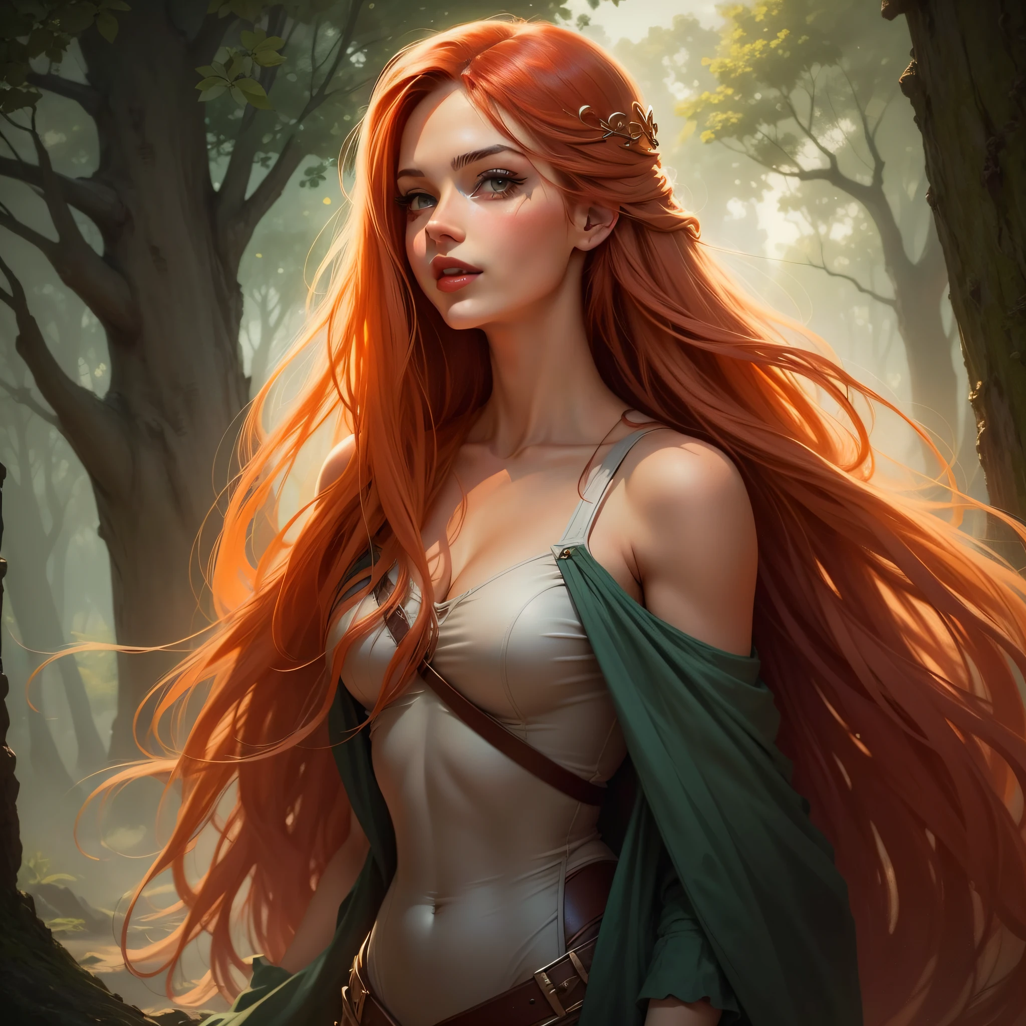 Description: A woman of Nordic origin, with long red hair and young, European features. She has a broad bust and a lean, jovial body with well-defined curves. The image should be a digital illustration that depicts the beauty and sensuality of the character, with charming and wild poses.

Artistic Styles: Pin-up, Pop Art

Artistic Inspirations: Gil Elvgren, Roy Lichtenstein

Camera: Not applicable

Frame: Medium Plan

Render-Related Information: Use vibrant, contrasting colors to create an impactful look. Explore the pin-up style and elements of pop art to enhance the beauty of the character, combining charming poses with a touch of wild attitude.)))"

- Image Type: Digital Illustration
- Subject Description: A digital illustration depicting a woman of Nordic origin, with long red hair and young, European features. She has a broad bust and a lean, jovial body with well-defined curves. The image seeks to convey the beauty and sensuality of the character through charming and wild poses.
- Art Styles: Pin-up, Pop Art
- Artistic Inspirations: Gil Elvgren, Roy Lichtenstein
- Subject Details: Woman with young, European features, long red hair, broad bust, slim body and well-defined curves
- Framing: Medium plane
- Render-Related Information: Use of vibrant, contrasting colors to create an impactful look. Exploration of pin-up style and elements of pop art to enhance the beauty of the character, combining charming poses with a dash of wild attitude. --auto