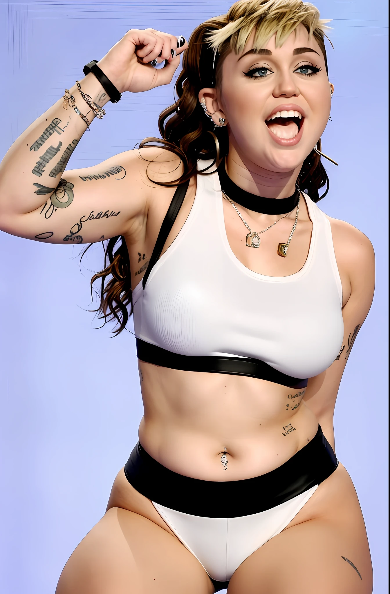 Chubby Miley Cyrus
