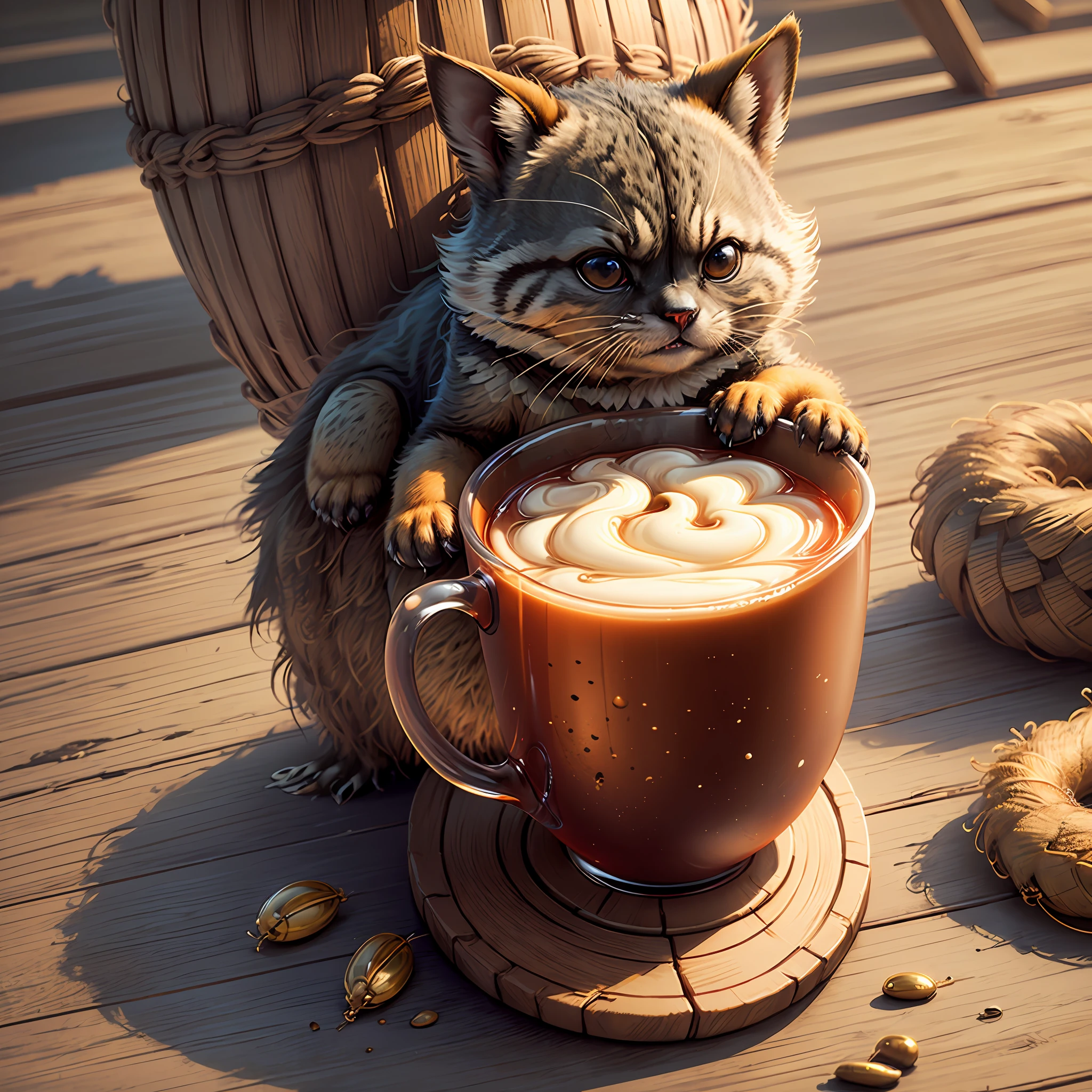 Drink tea cute pet national tide --auto