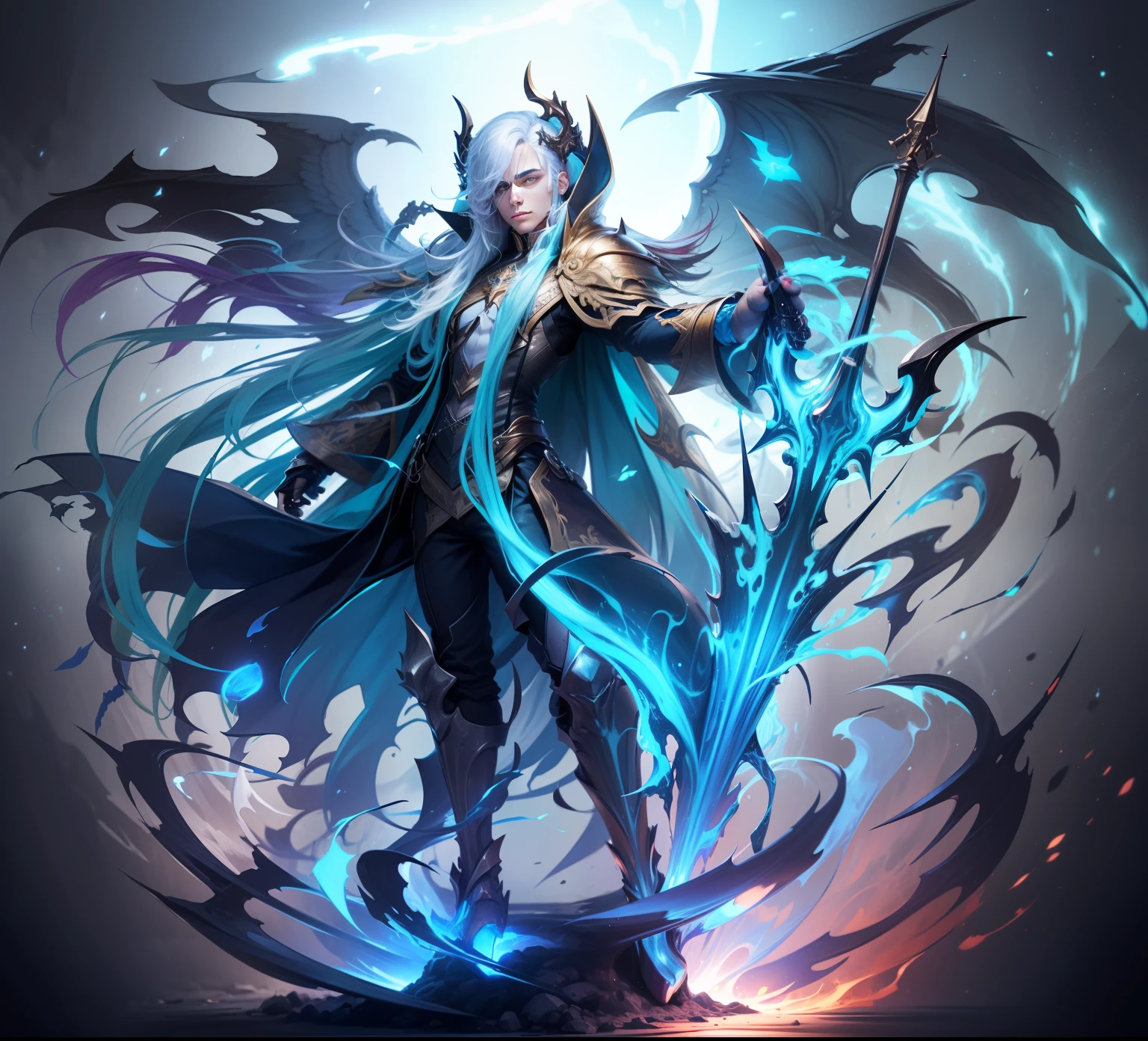 Turn him into an angel by keeping the color of his hair --auto