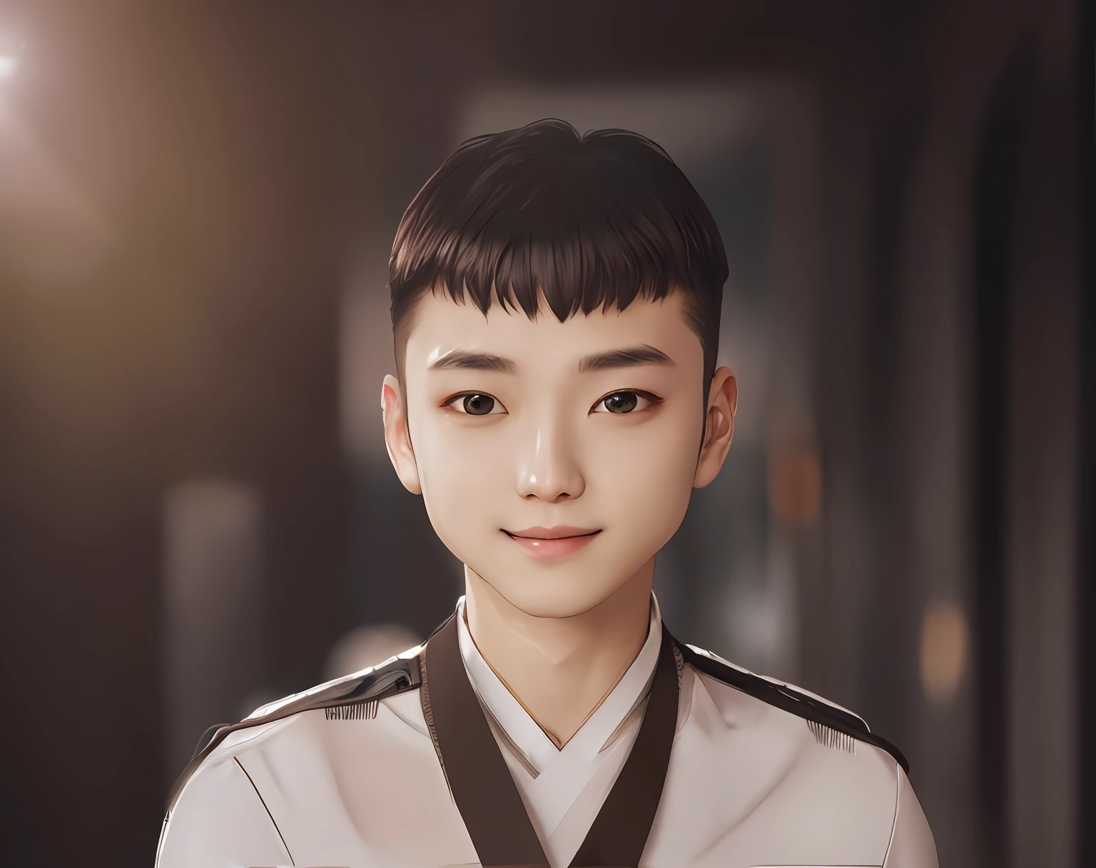 oppav3, (masterpiece, super quality, high resolution, 8k, complex: 1.2), (detailed face: 1.2), (wearing a white shirt: 1.5), handsome, detailed skin, pores, absurdity, lump, 1 boy, male focus, (realistic)), good lighting quality, delicate body, hallyu idol, ((pale skin)), bend, balanced eyes, brown eyes, smile, white teeth, smooth hair