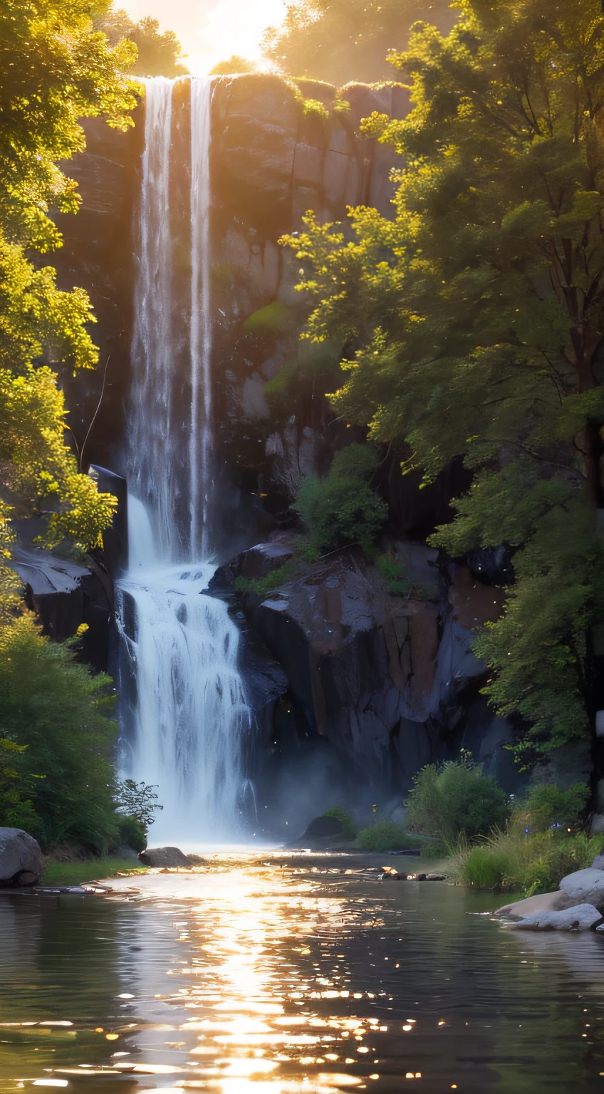 Imagine a stunning landscape at dusk, with serene, calm rivers reflecting the vibrant colors of the sunset. The sky is painted in shades of orange, pink and purple, creating a celestial spectacle. The waters flow gently, forming a backdrop of peace and tranquility. In this landscape, you feel God's presence in a deep and comforting way. Rivers symbolize life and purification, and God's presence is felt in the flowing waters. It is as if the divine presence itself is present in every drop of water, bringing life, healing, and spiritual renewal. The magnificent beauty of the sunset reflected in the waters of the rivers is a testament to divine grandeur and power. It reminds us of the creativity of God, who paints the sky with the most beautiful colors and transforms the landscape into a true spectacle. It is a scene that invites us to contemplate divine art, to marvel at its grandeur and to connect with the Sacred. Moreover, the calm and serenity of the rivers invite us to a deeper communion with God. The softness of the waters and the tranquility of the environment allow us to feel His presence and hear His voice in the midst of silence. It is a sacred time to connect with the divine, to find inner peace, and to strengthen faith. In this landscape of the sunset with the presence of God in the rivers, we can feel the love, peace and spiritual renewal that He offers us. It is a time to give thanks for God's creation, to find comfort, and to be reminded that God is always present, guiding and blessing us on our journey. --auto