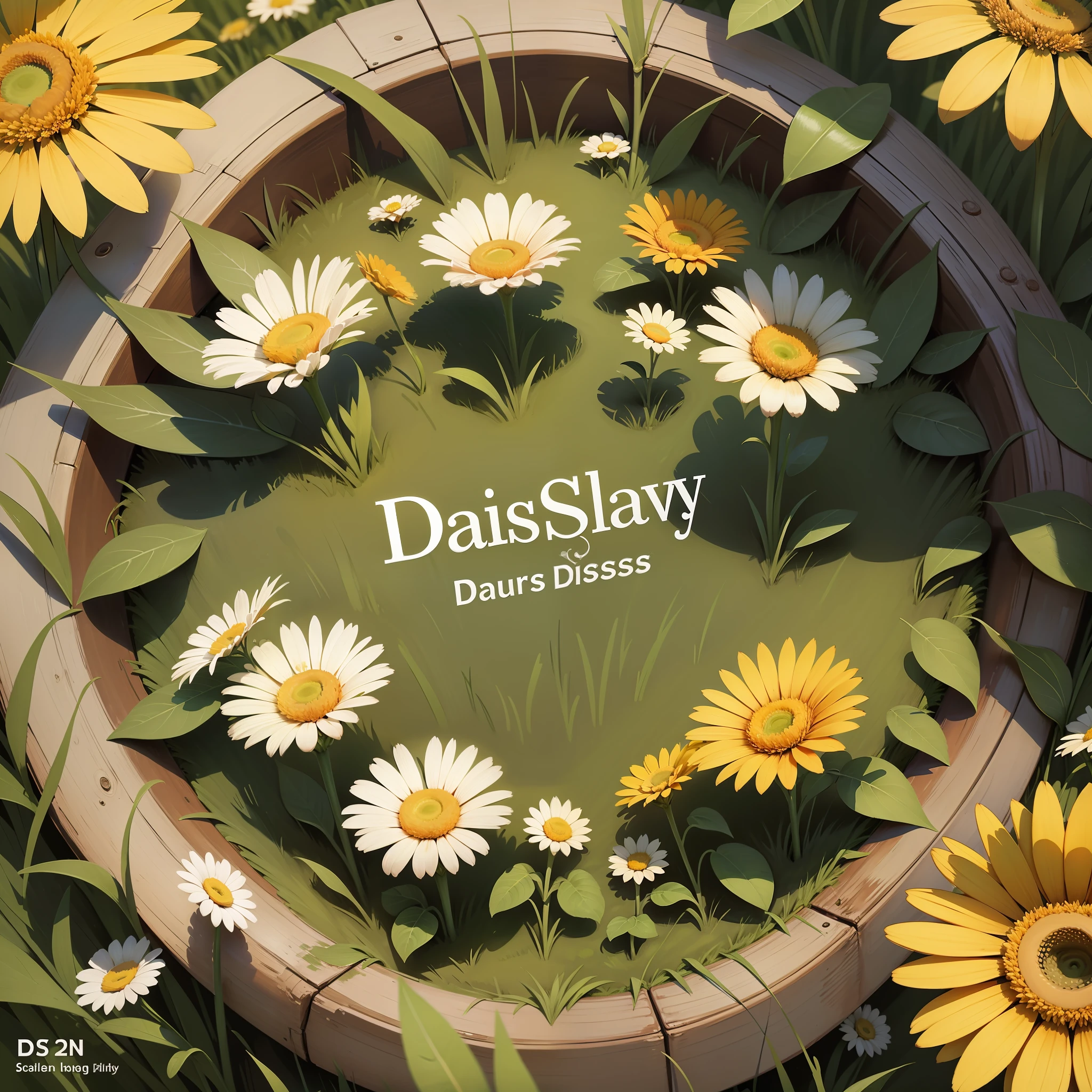 Packaging illustration, modern, flowers, landscape, warm colors, bright colors, elegant, luxurious