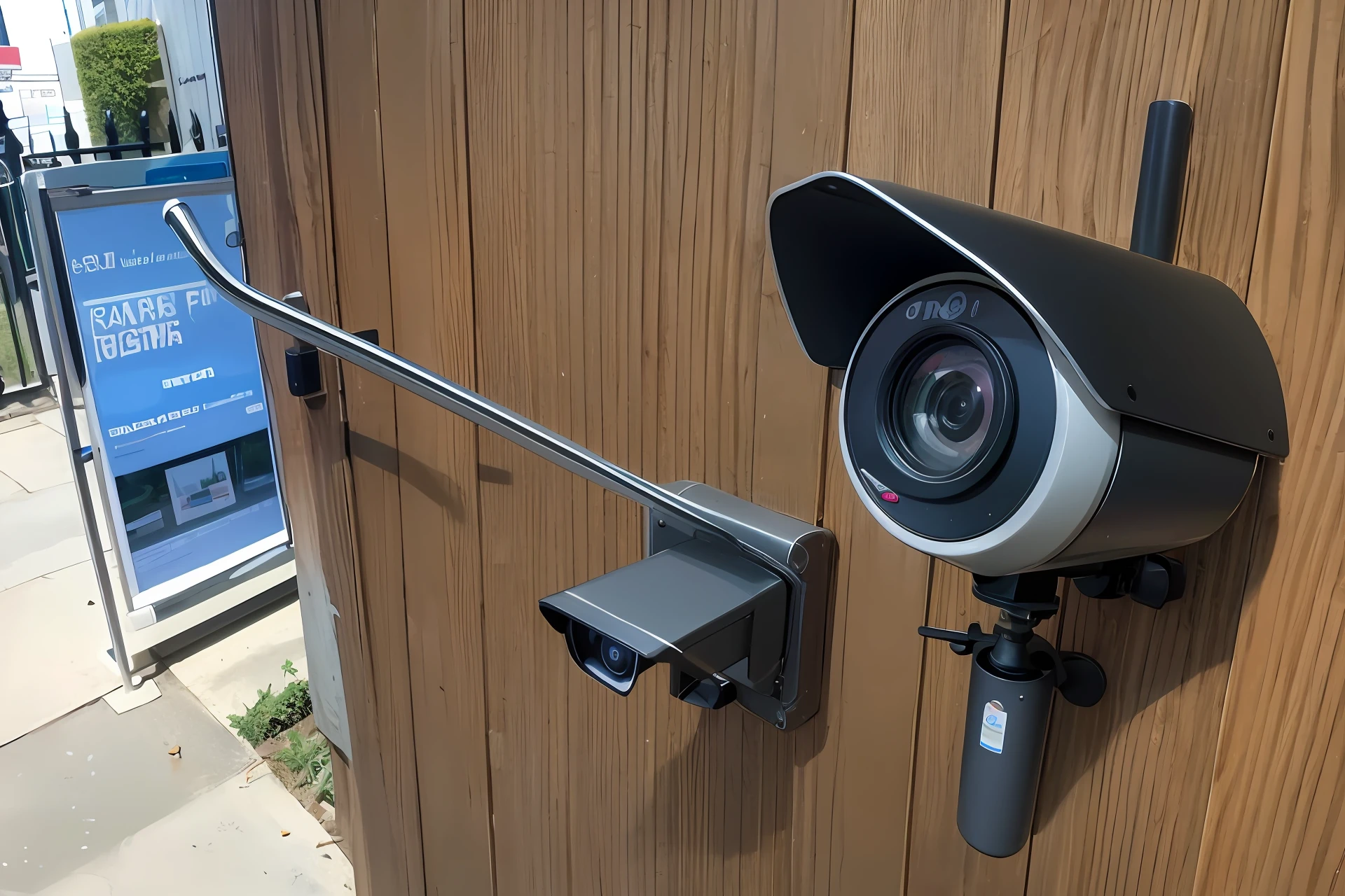 A security camera