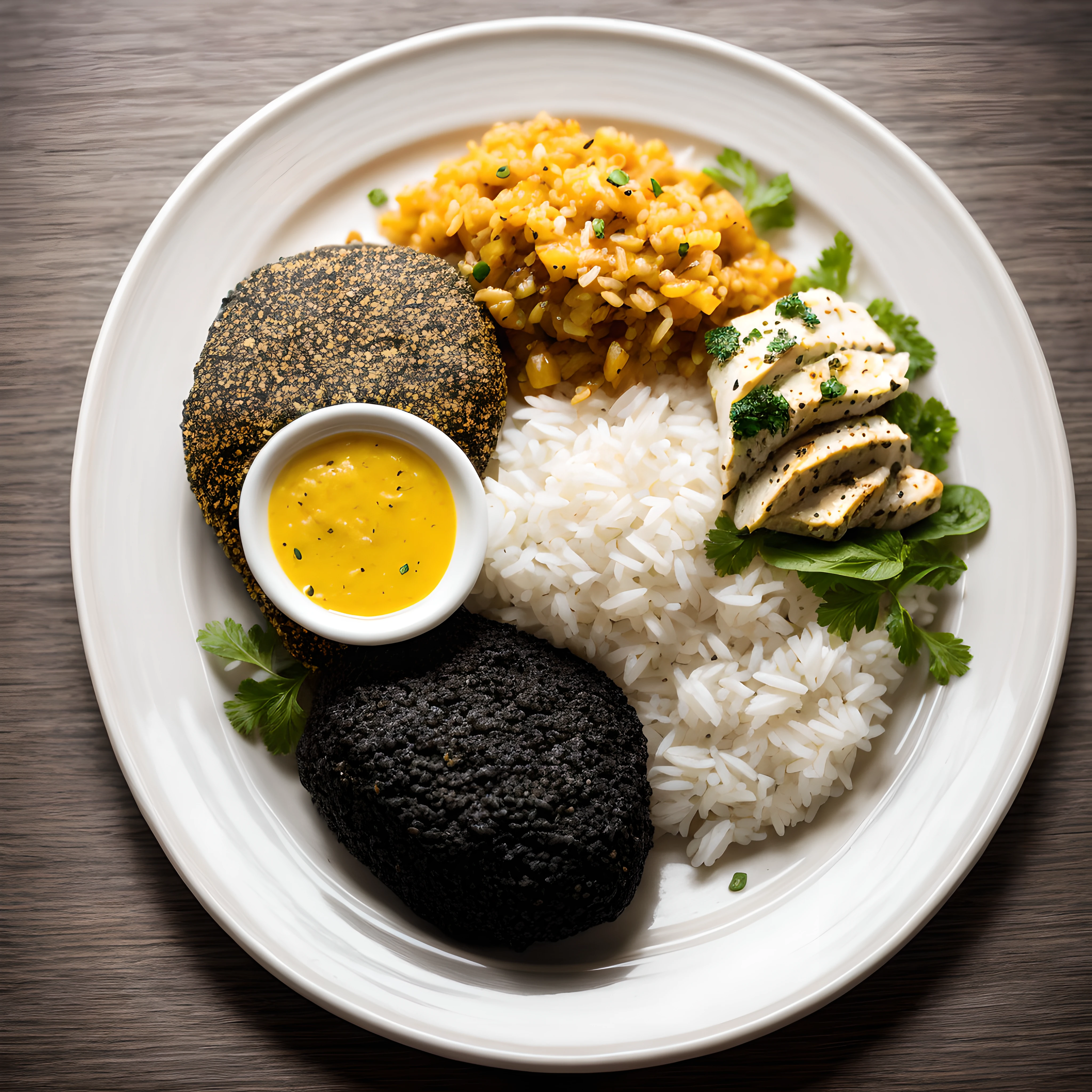 best quality,masterpiece,highly detailed,ultra-detailed,
onigiri,food focus, food, still life,vegetable, blurry, rice white plate,