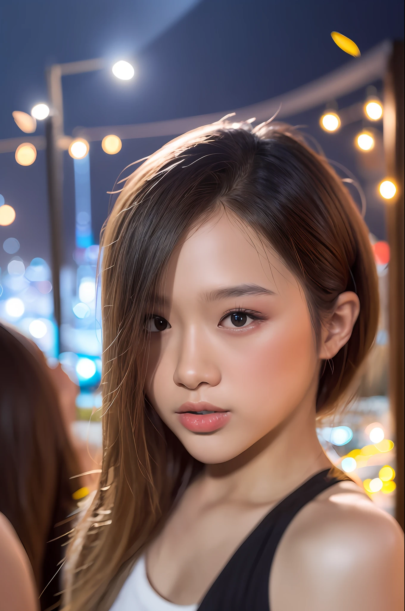 8k, masterpiece, best quality, photoshop, perfect lightning, ultra high res, ultra detailed, realistic, (photorealistic:1.4), depth of field, 1girl , linhka, candid posing