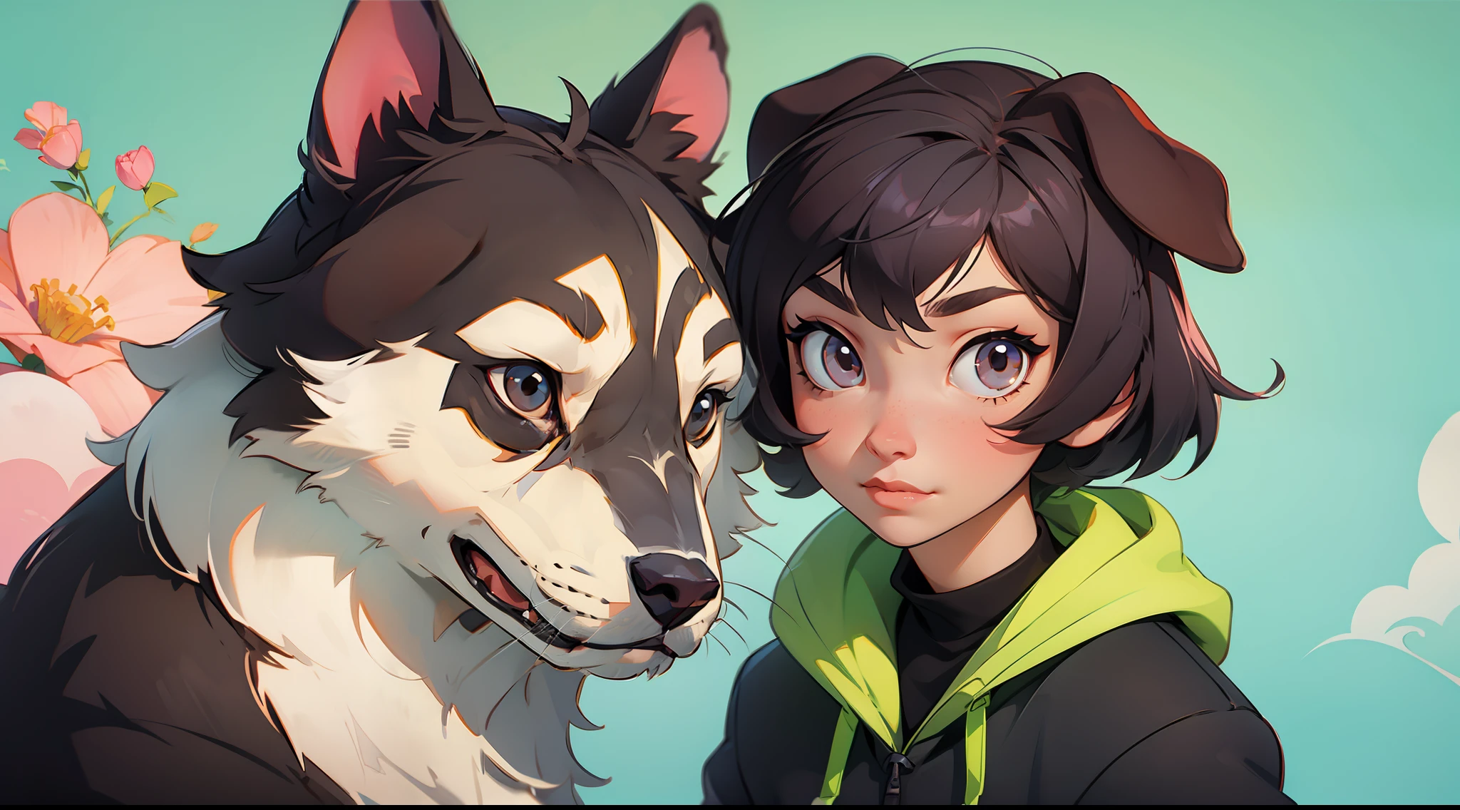 Couple dog