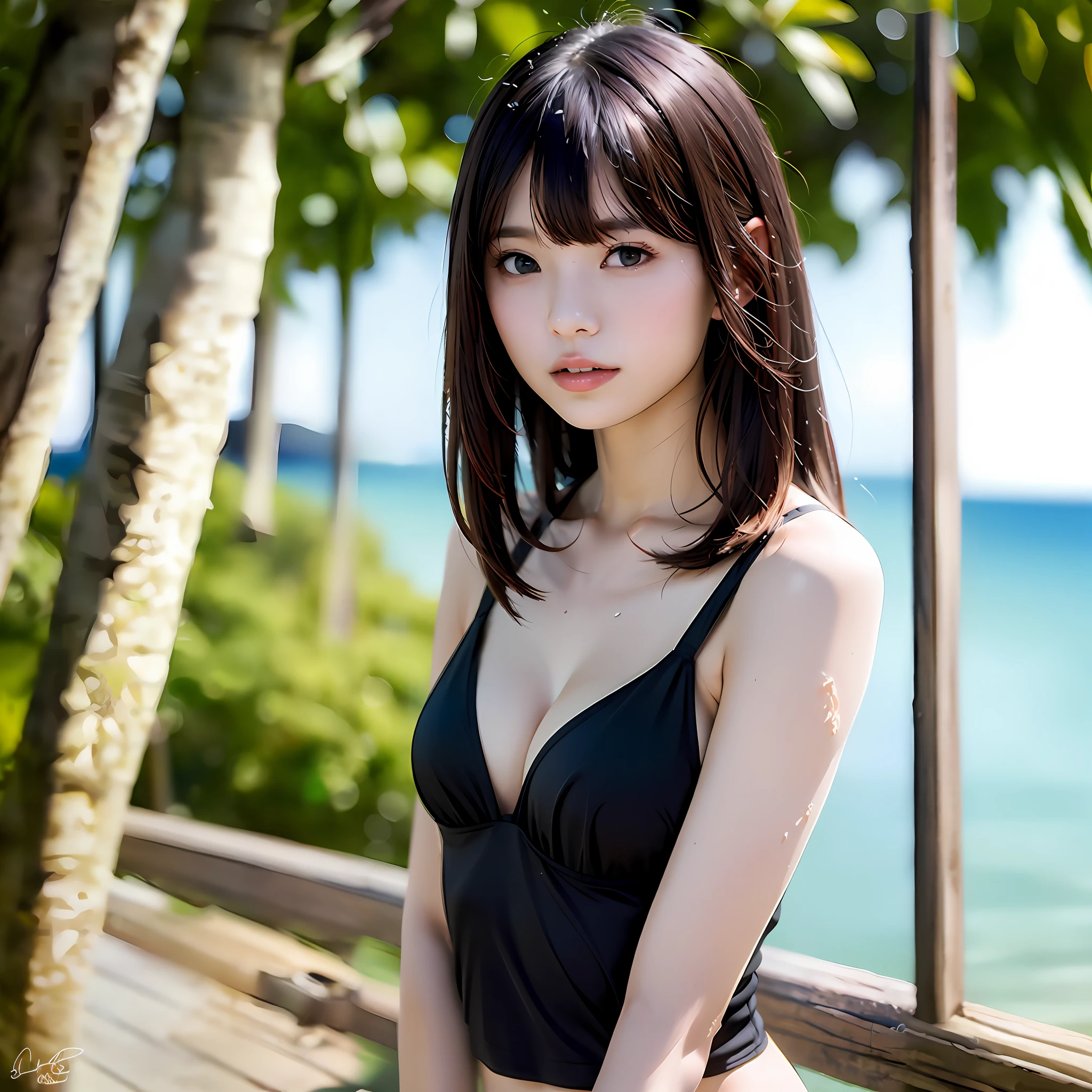 by the sea
