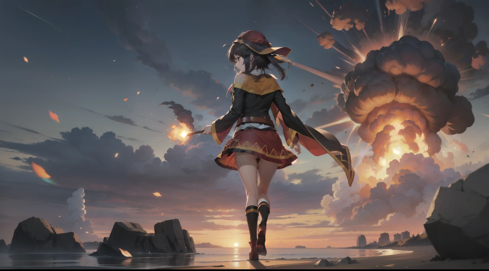 Megumin, explosion, only one person