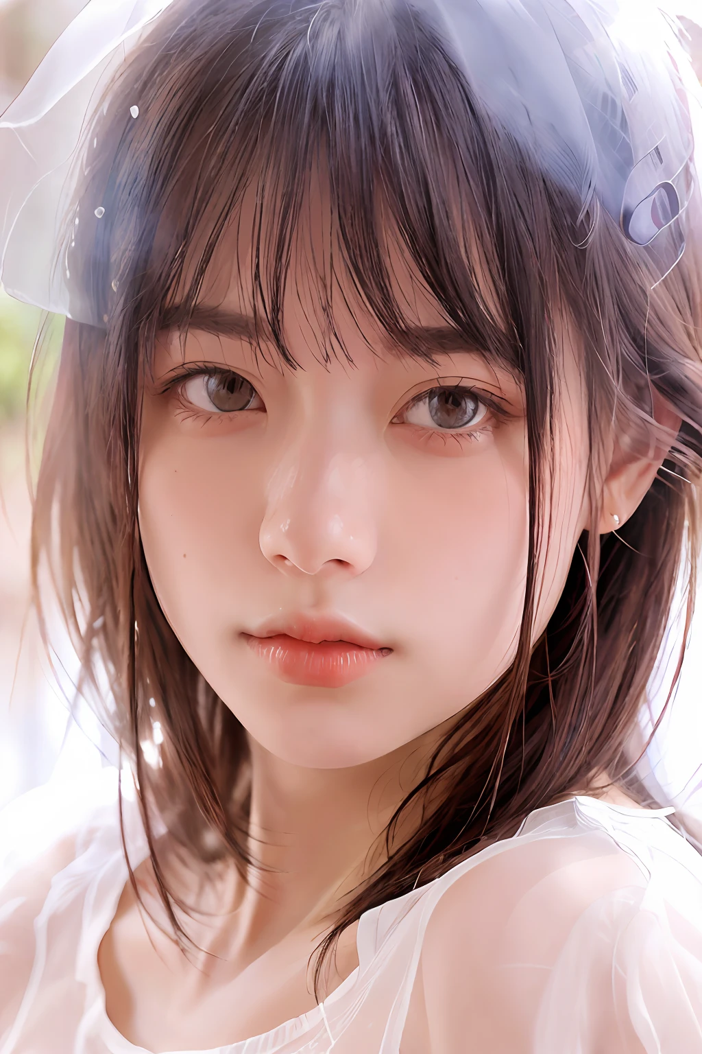 dressed, (photo realistic:1.4), (hyper realistic:1.4), (realistic:1.3),
(smoother lighting:1.05), (increase cinematic lighting quality:0.9), 32K,
1girl,20yo girl, realistic lighting, backlighting, light on face, ray trace, (brightening light:1.2), (Increase quality:1.4),
(best quality real texture skin:1.4), finely detailed eyes, finely detailed face, finely quality eyes,
(tired and sleepy and satisfied:0.0), face closeup, t-shirts,
(Increase body line mood:1.1), (Increase skin texture beauty:1.1)