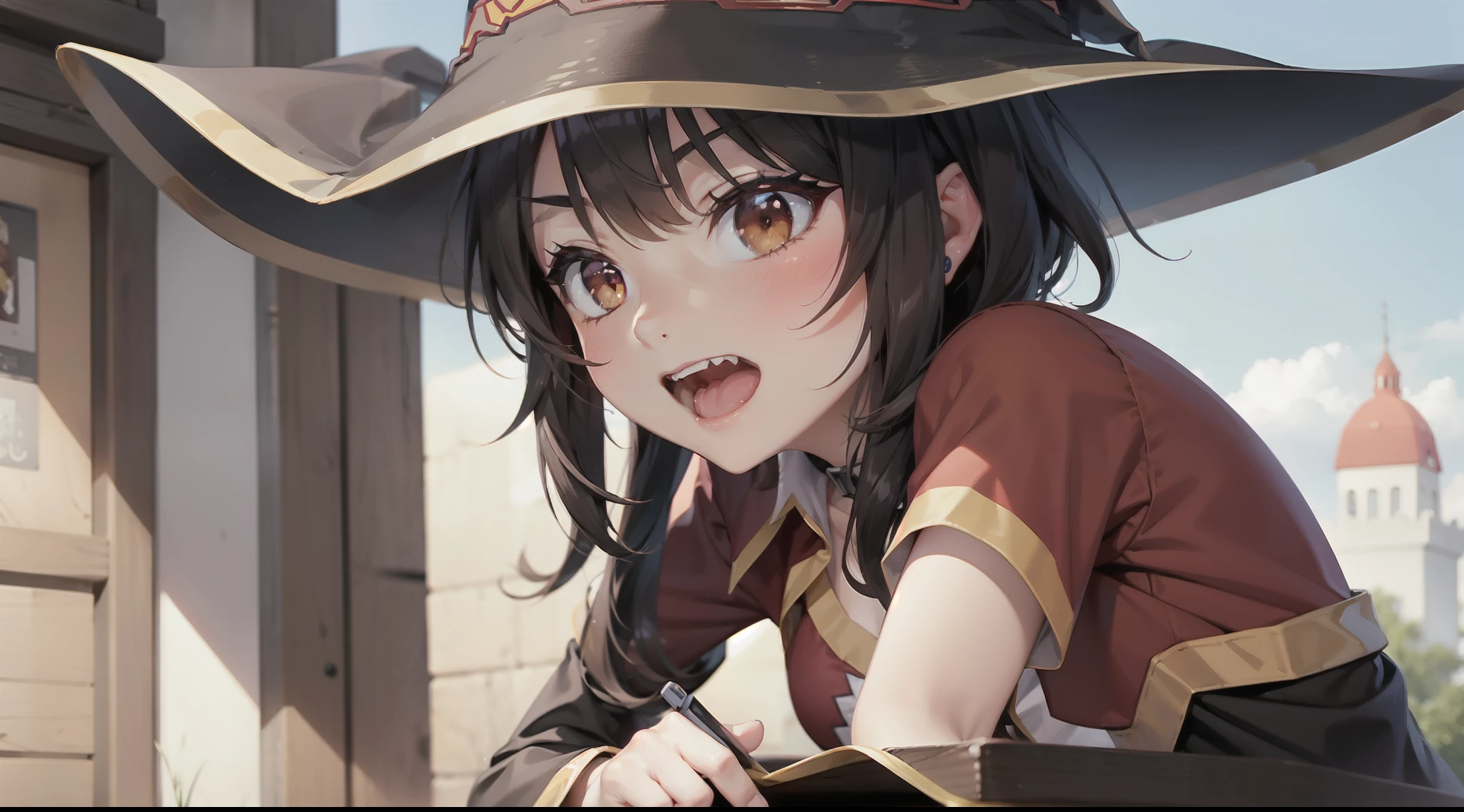 Megumin, chanting
