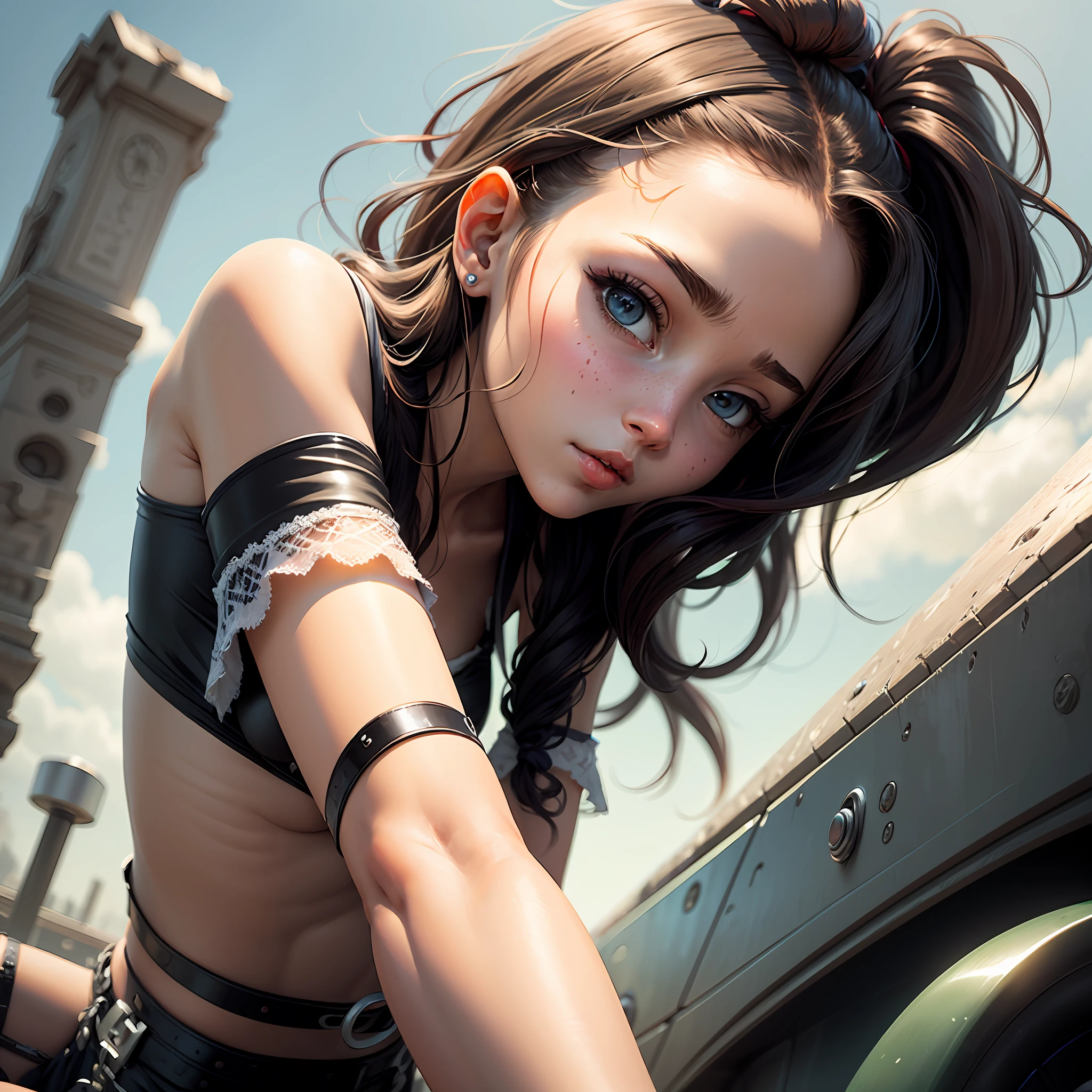Anime girl cool beautyful face --auto
