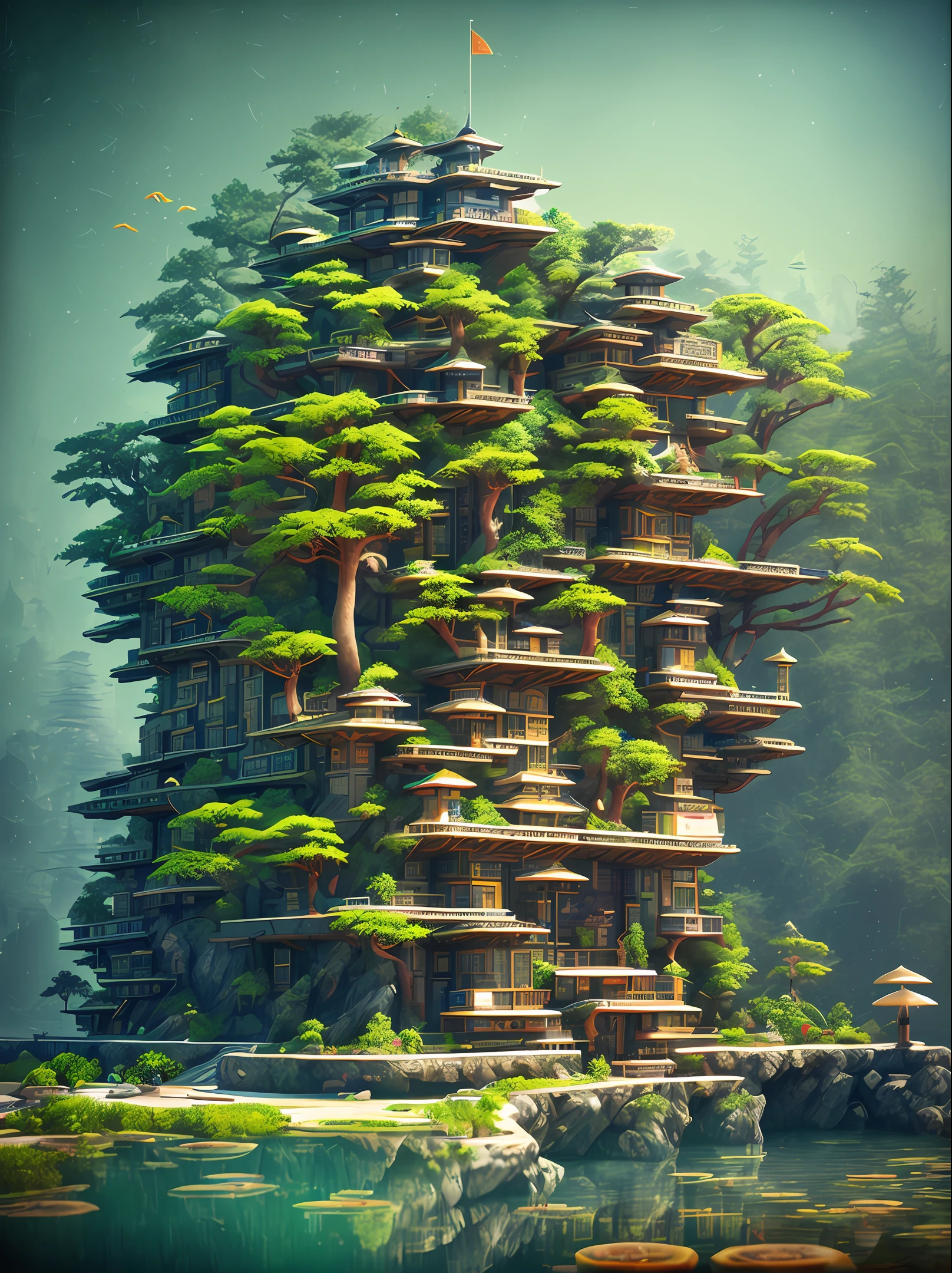 You can see that they live in harmony with nature, and that they have a very original architecture and art. They also have advanced technology, but it does not pollute or destroy the environment. They are an example of balance and integration.