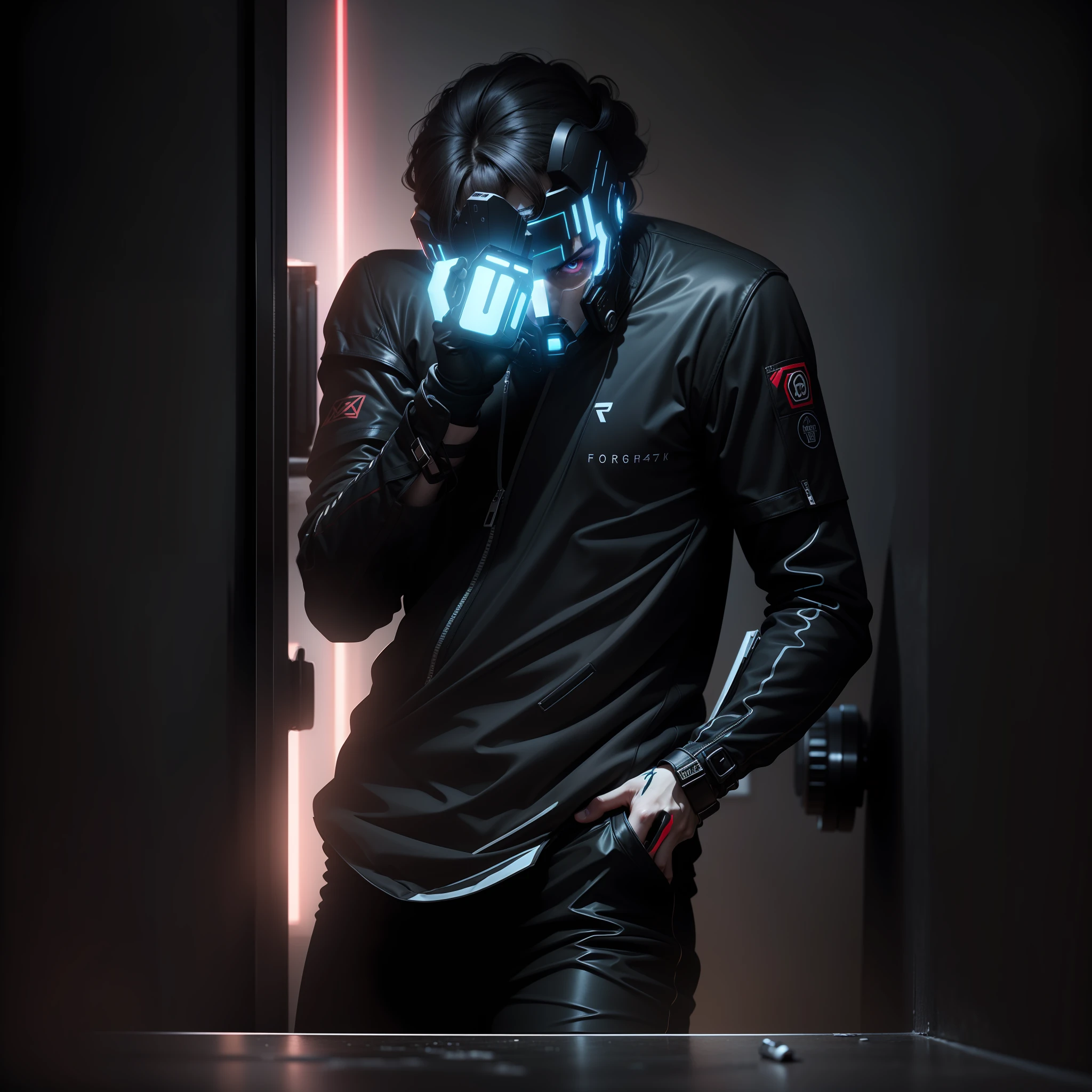Add brand name "Forz4ffx" on the shirt which matches the theme, 8k resolution