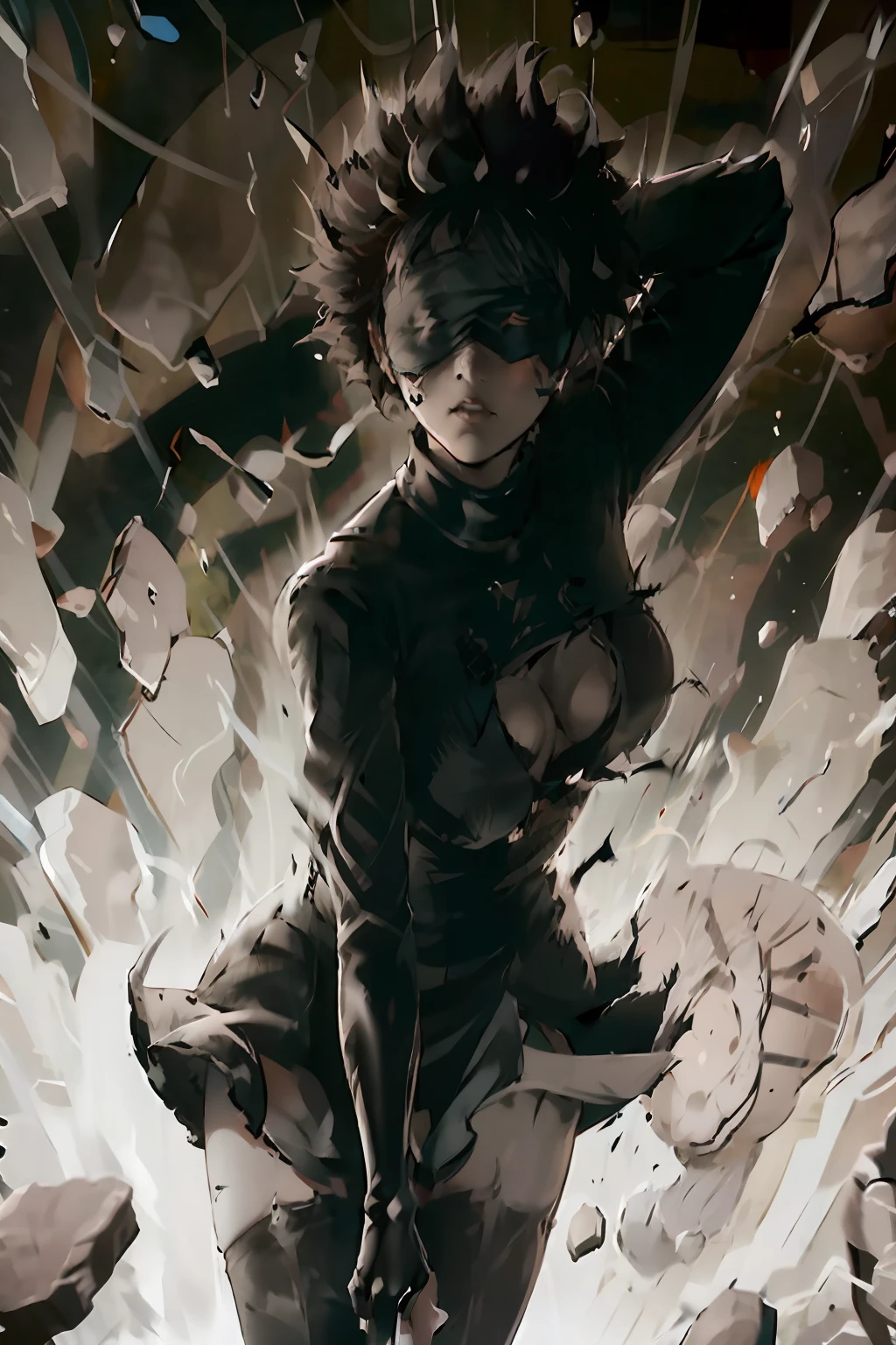 n_2b
blindfold, black blindfold, large breasts ragemode
wild hair
destruction
