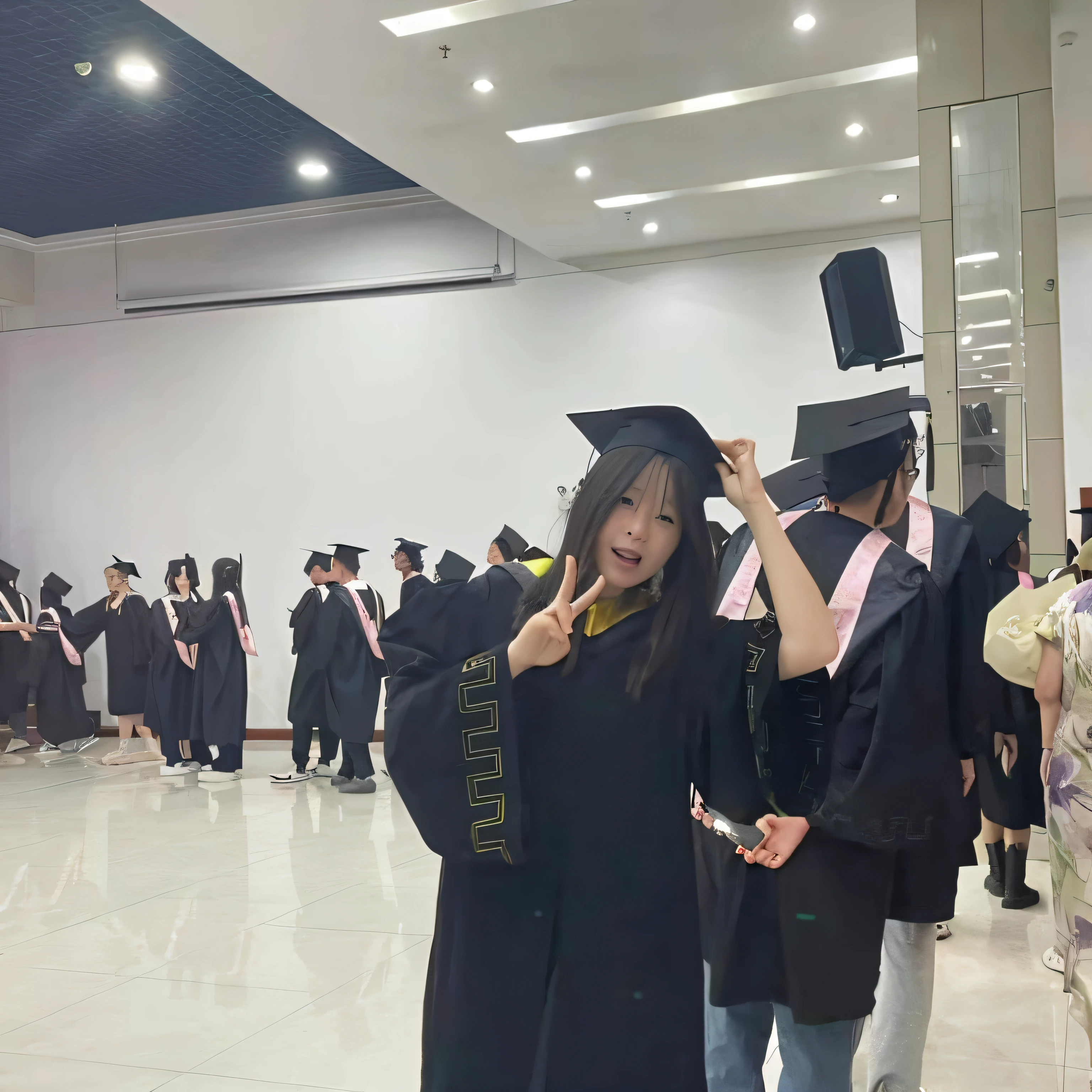 Graduation photo, cute, Biye