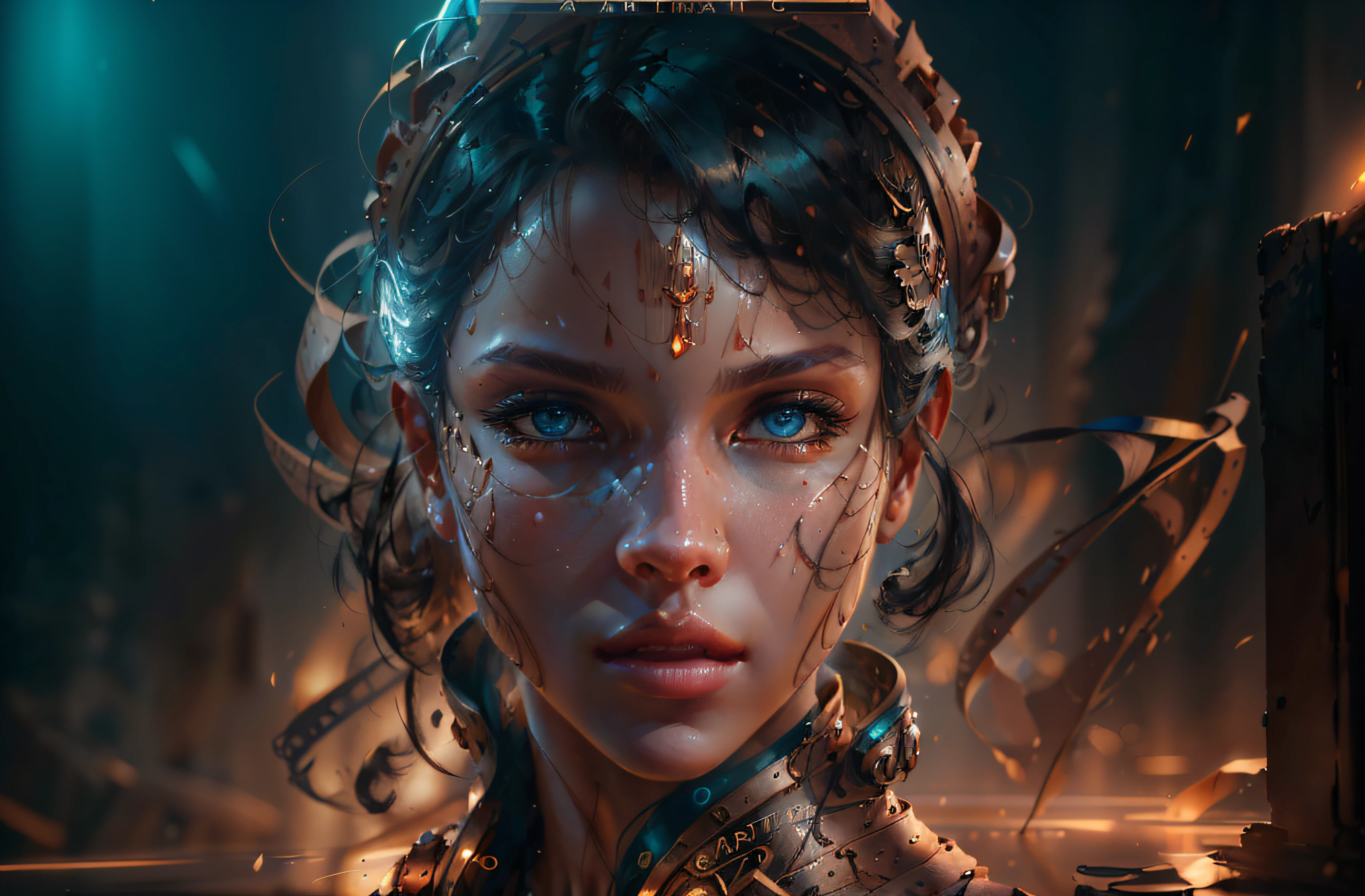 (masterpiece:1.1), (best quality:1.1), (anatomically correct:1.1), (perfect arms:1.1), (Nubian), ((detailed face:1.3)), (detailed skin), (perfect eyes), (perfect nose), (realistic), octane render, sharp focus,(8k), (4k), (Masterpiece), (Best Quality), ((huge lips:1.3)), detailed background, art by artgerm and greg rutkowski, cinematic lighting, 8k