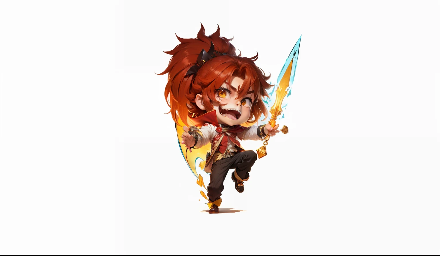 Keep the features only change the art, anime male character --auto