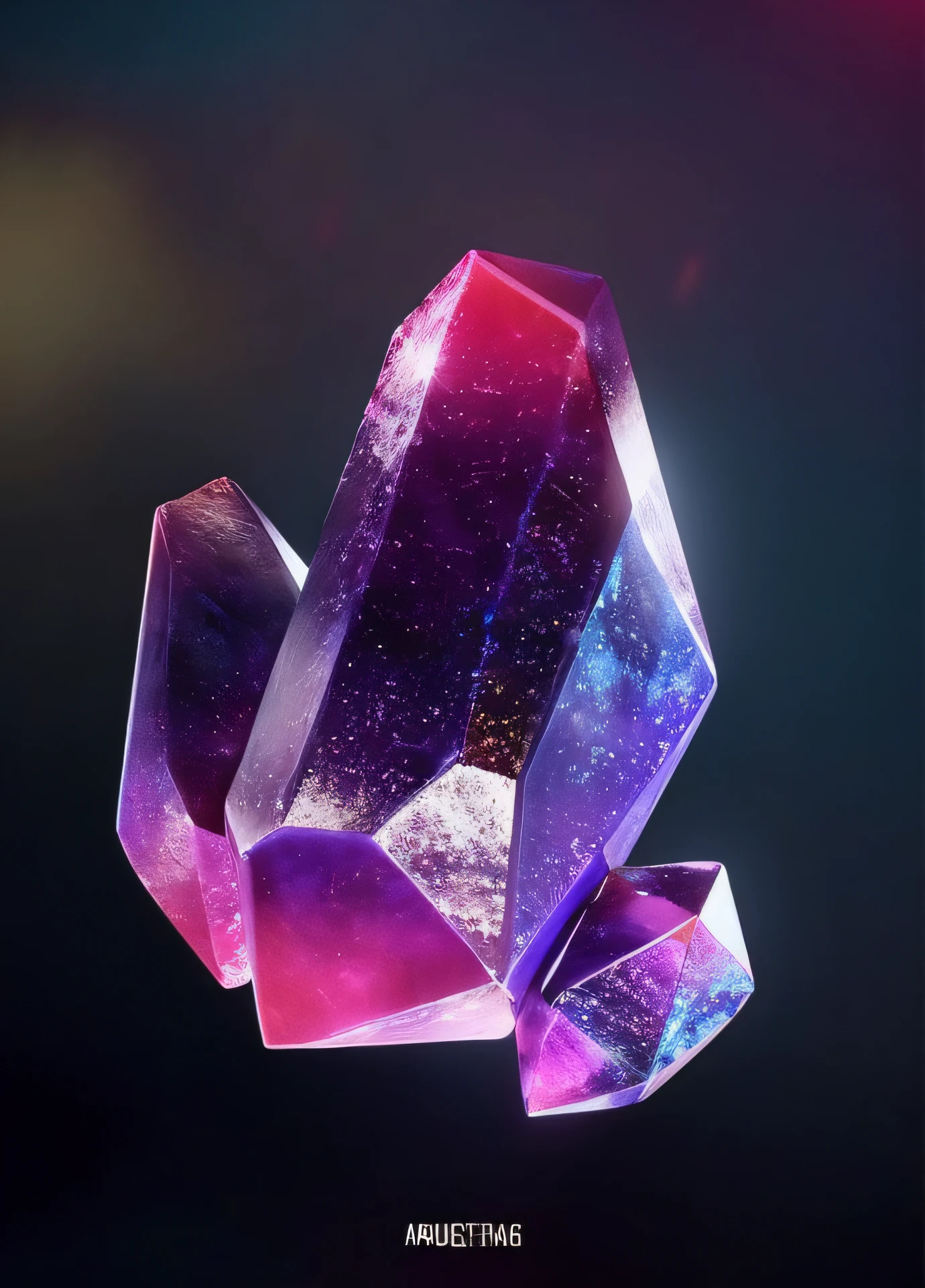 a close up of a purple and blue crystal on a black background, 3 d ray traced crystals and gems, background white, beautiful crystals, colourful 3 d crystals, crystal material, colorful crystals, colourful 3 d crystals and gems, colourful 3d crystals and gems, cosmic crystals, magical crystals, glowing crystal on a rock, colorful redshift render, glowing crystals, purple crystals, game icon