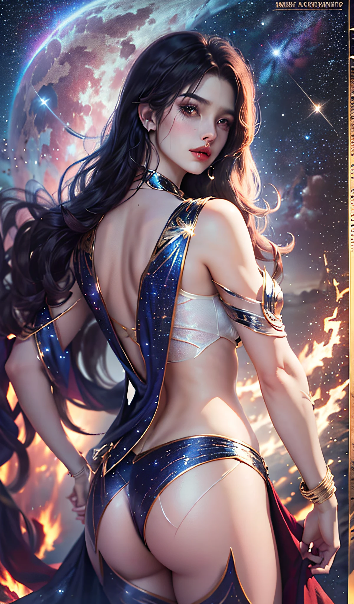 Scorpio: Zodiac Sign, Maiden, Starry Sky, Slim Figure, 8K,
Deep, keen, controlling, emotionally fiery, insightful of human nature, strong sense of crisis.