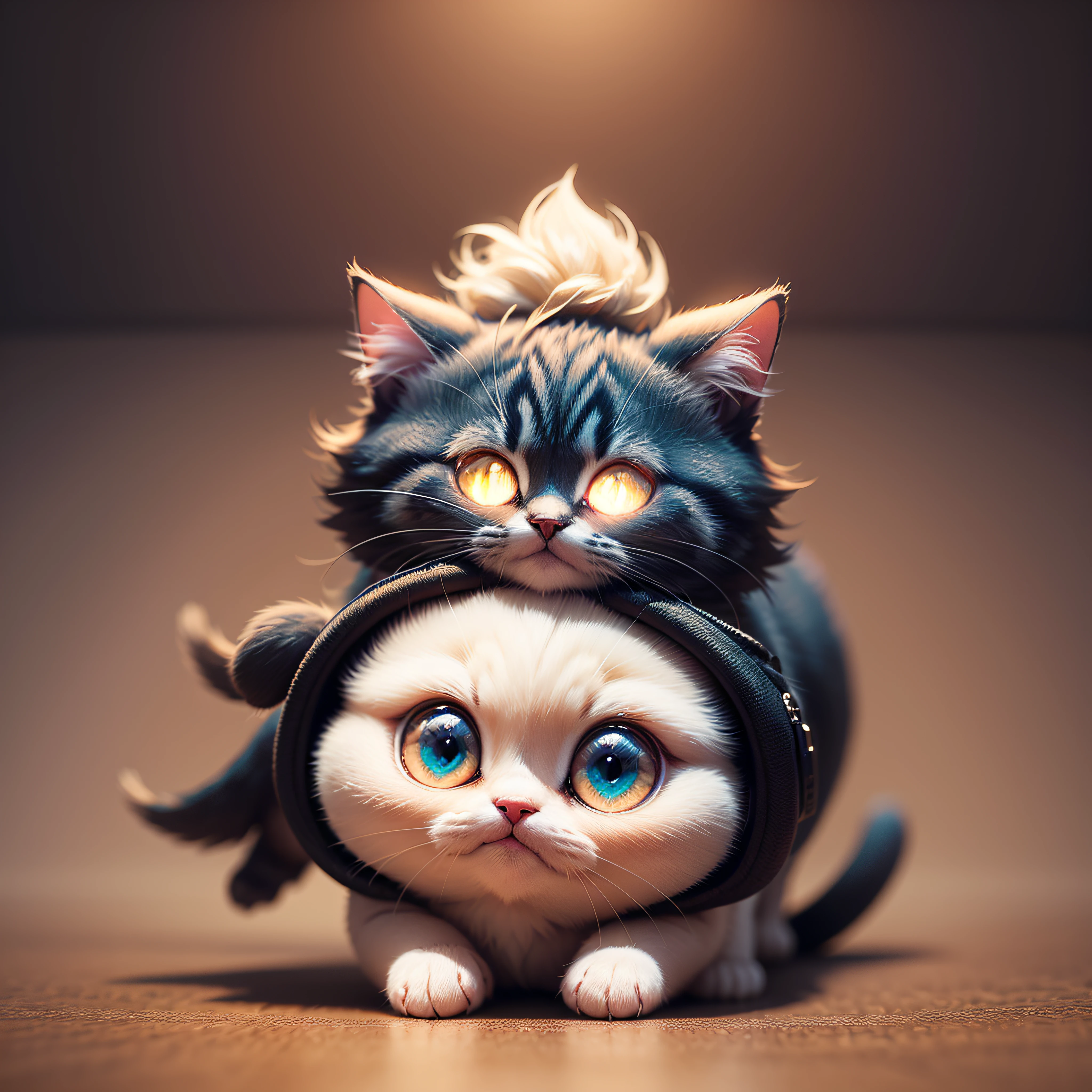 cute tiny hyperrealistic cat with Harry Potter look, chibi, adorable and fluffy, logo design, cartoon, cinematic lighting effect, charming, 3D vector art, cute and quirky, fantasy art, bokeh, hand-drawn, digital painting, soft lighting, isometric style, 4K resolution, photorealistic rendering, highly detailed clean, vector image, photorealistic masterpiece, professional photography, simple space backdrop, flat white background, isometric, vibrant vector --auto