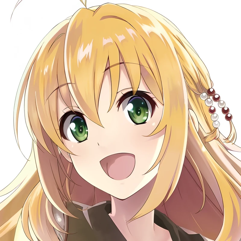 nsfw: 1.2), (8k, RAW photos, top quality, masterpiece: 1.4), ultra high definition, (realistic, photorealistic: 1.48), , cute girl, girl with long blonde hair and green eyes, cute girl anime visual, very cute anime girl face, best girl of anime, cute natural anime face, [[[grinning evil], cute anime face, blonde anime girl with long hair, anime girl named Lucy, cute anime face, yuushiki, anime moe art style
