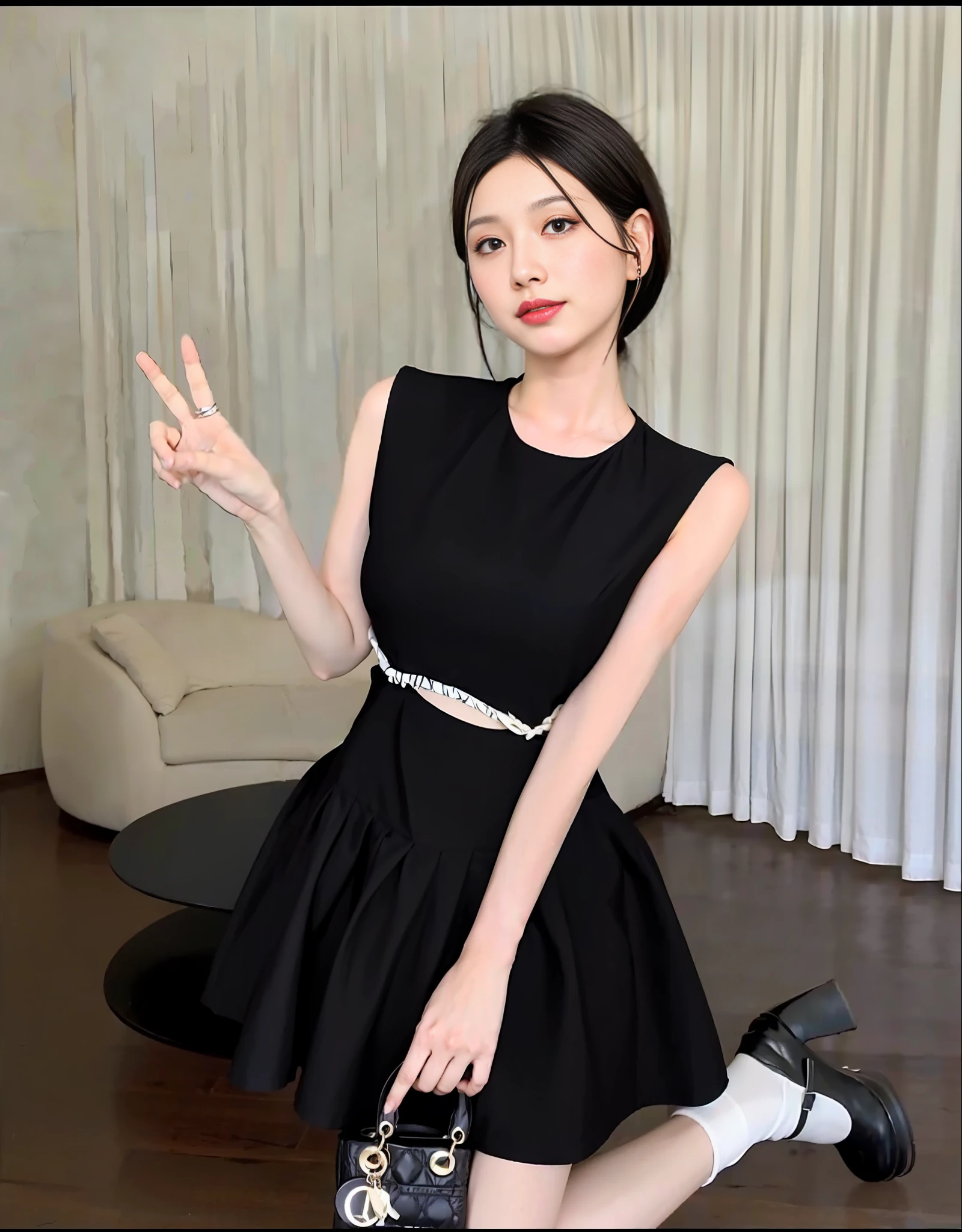 (High detail of clothes: 4) (Super high definition of clothes: 4) Clothes do not change Clothes super high definition Masterpiece, top quality, super high definition, super detail, crystal clear, cinematic light (realism: 1.4), super high resolution.