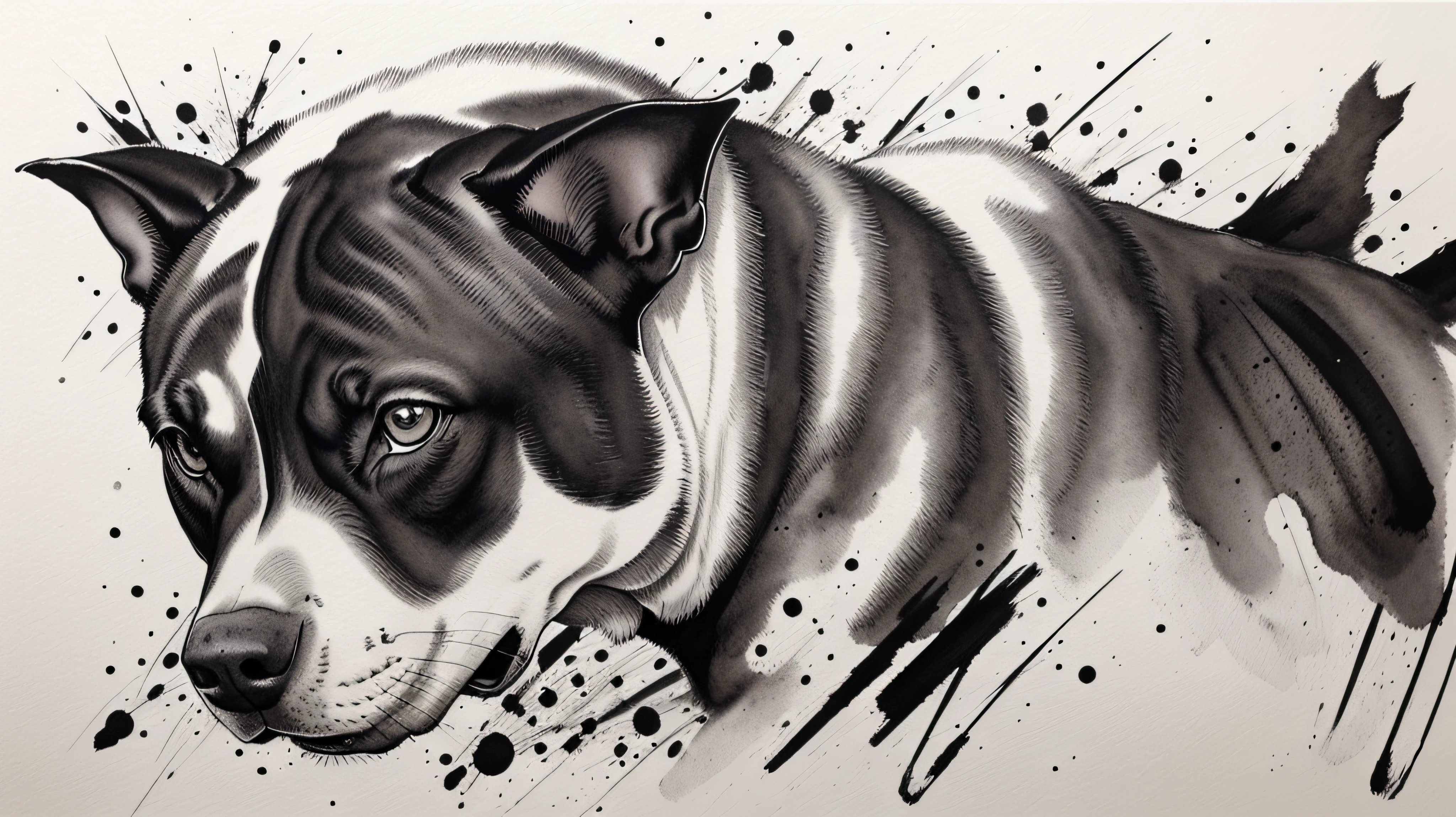 Splash art, a american bully head, ((white background)), roaring, epic Instagram, artstation, splash style of colorful paint, contour, hyperdetailed intricately detailed , unreal engine, fantastical, intricate detail, splash screen, complementary colors, fantasy concept art, 8k resolution, deviantart masterpiece, oil painting, heavy strokes, paint dripping, splash arts --auto