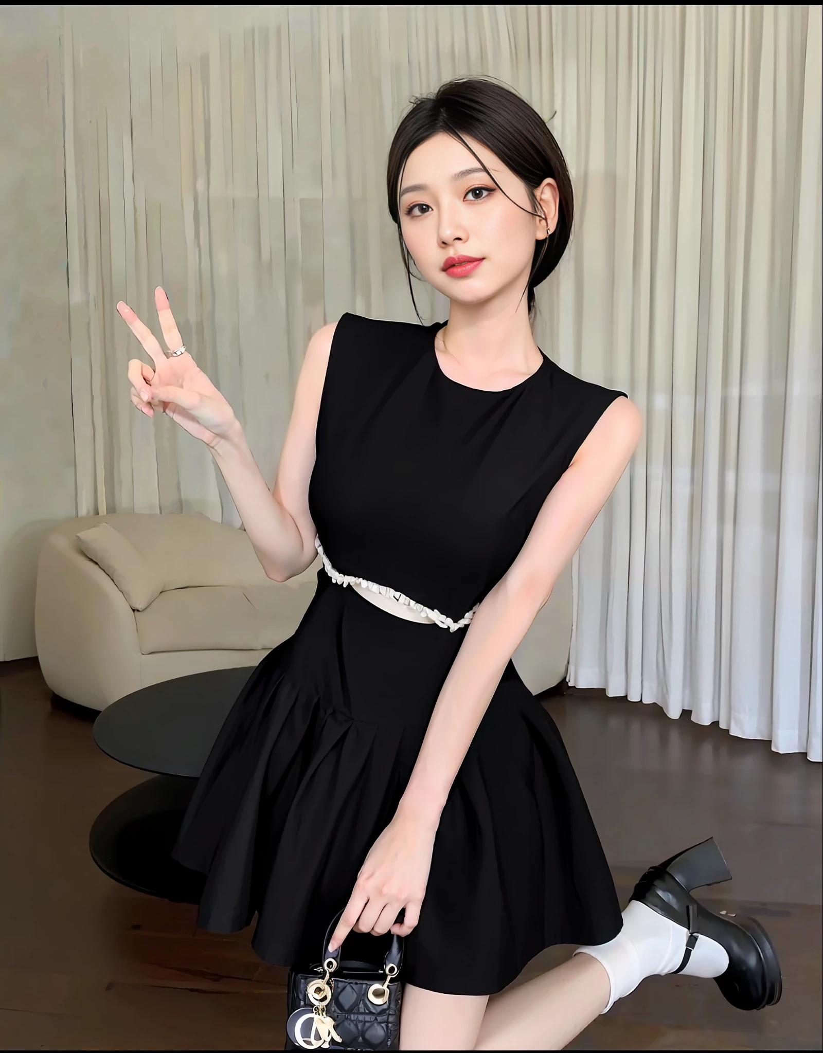 (High detail of clothes: 4) (Super high definition of clothes: 4) Clothes do not change Clothes super high definition Masterpiece, top quality, super high definition, super detail, crystal clear, cinematic light (realism: 1.4), super high resolution.