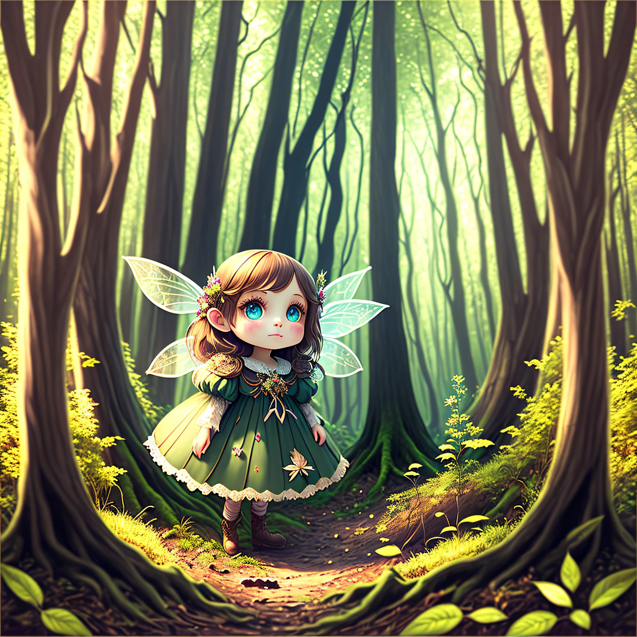 Fairy in the woods