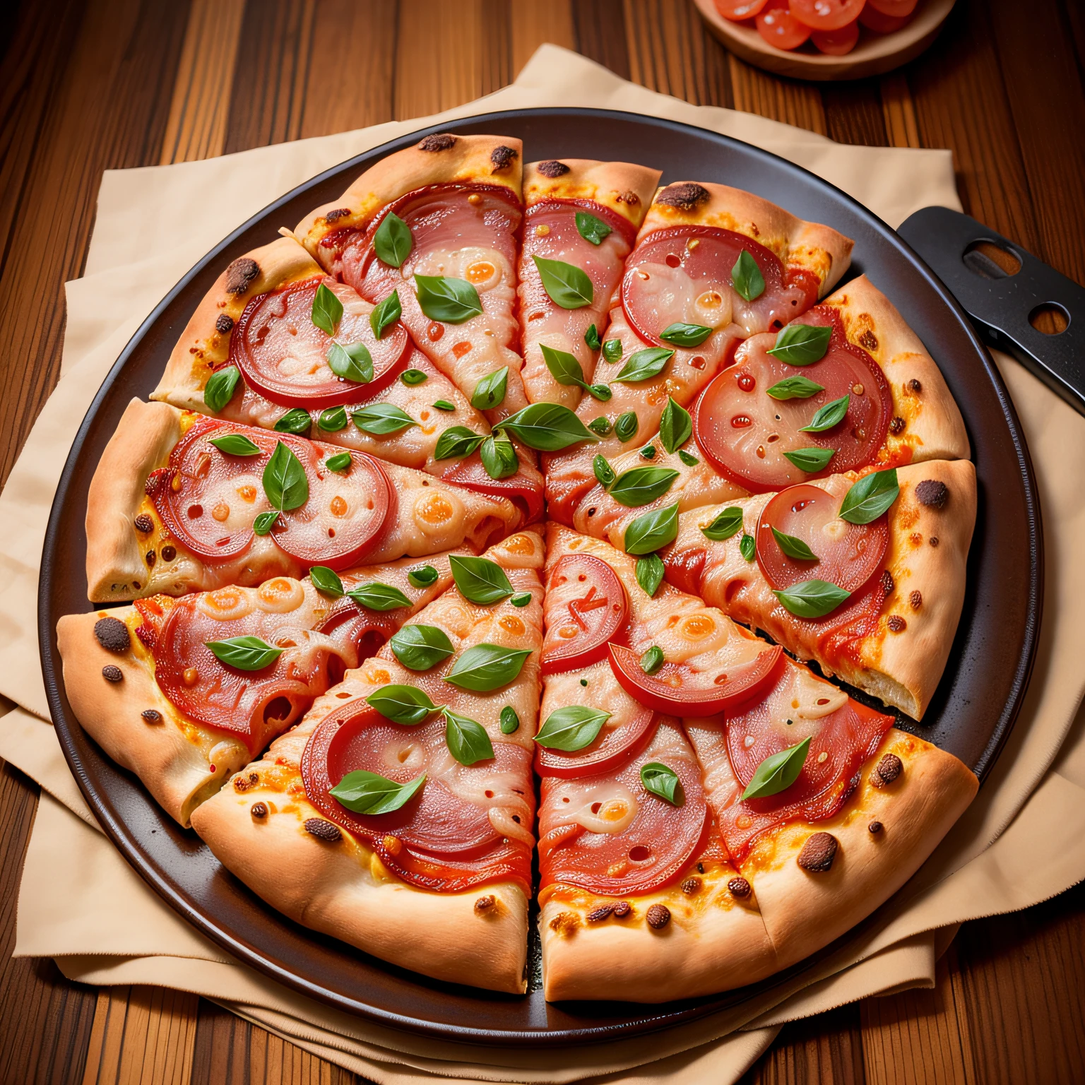 pizza with a slice missing from it on a wooden cutting board, italian pizza, pizza pie, pizza, pizza on a table, pizza!, pizza in foreground, pizza the hut, eating a pizza, eating pizza, supreme pizza, yummy, sharing a pizza, cheese and pepperoni, ❤🔥🍄🌪, munching pizza, cooking pizza, food commercial 4 k --auto