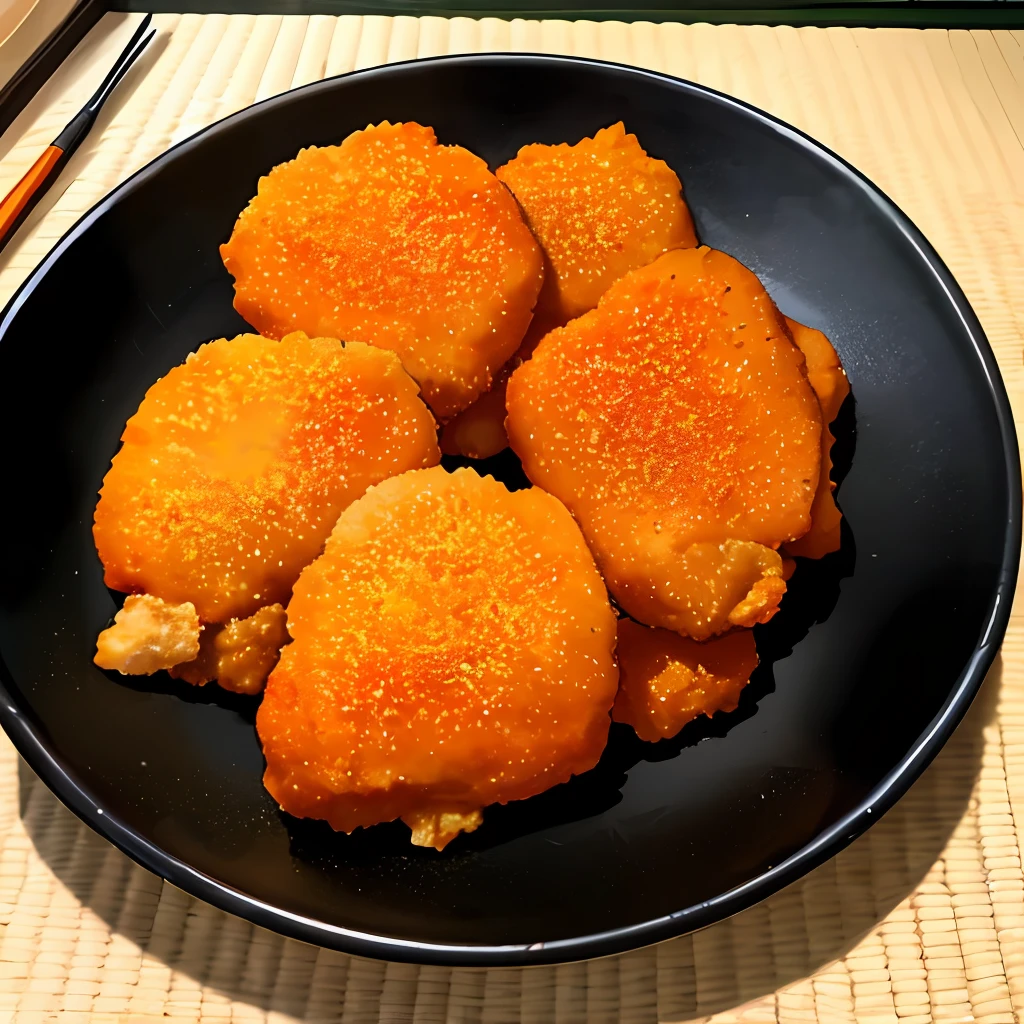 Japanese style hand-painted fried chicken