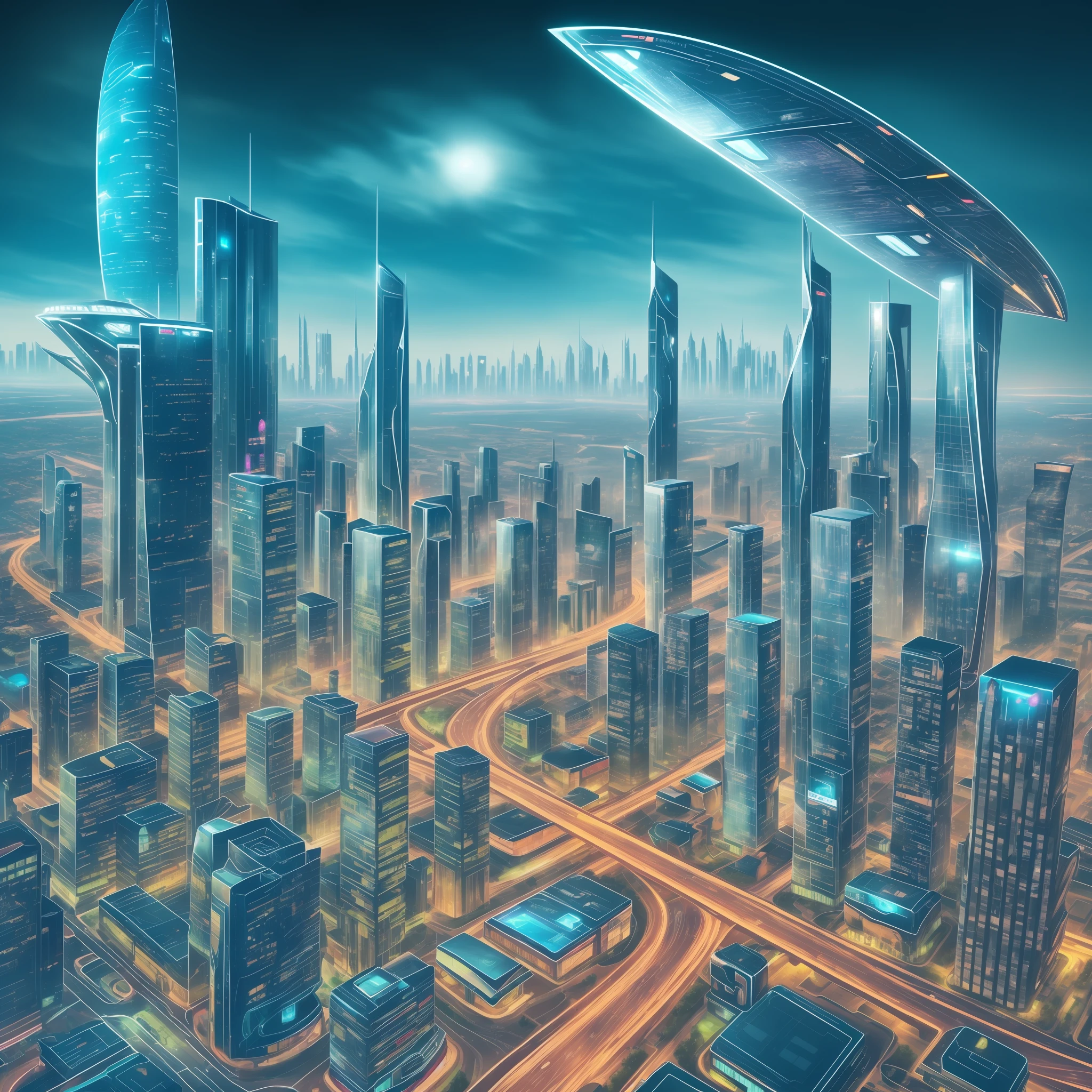 A futuristic city --auto --s2