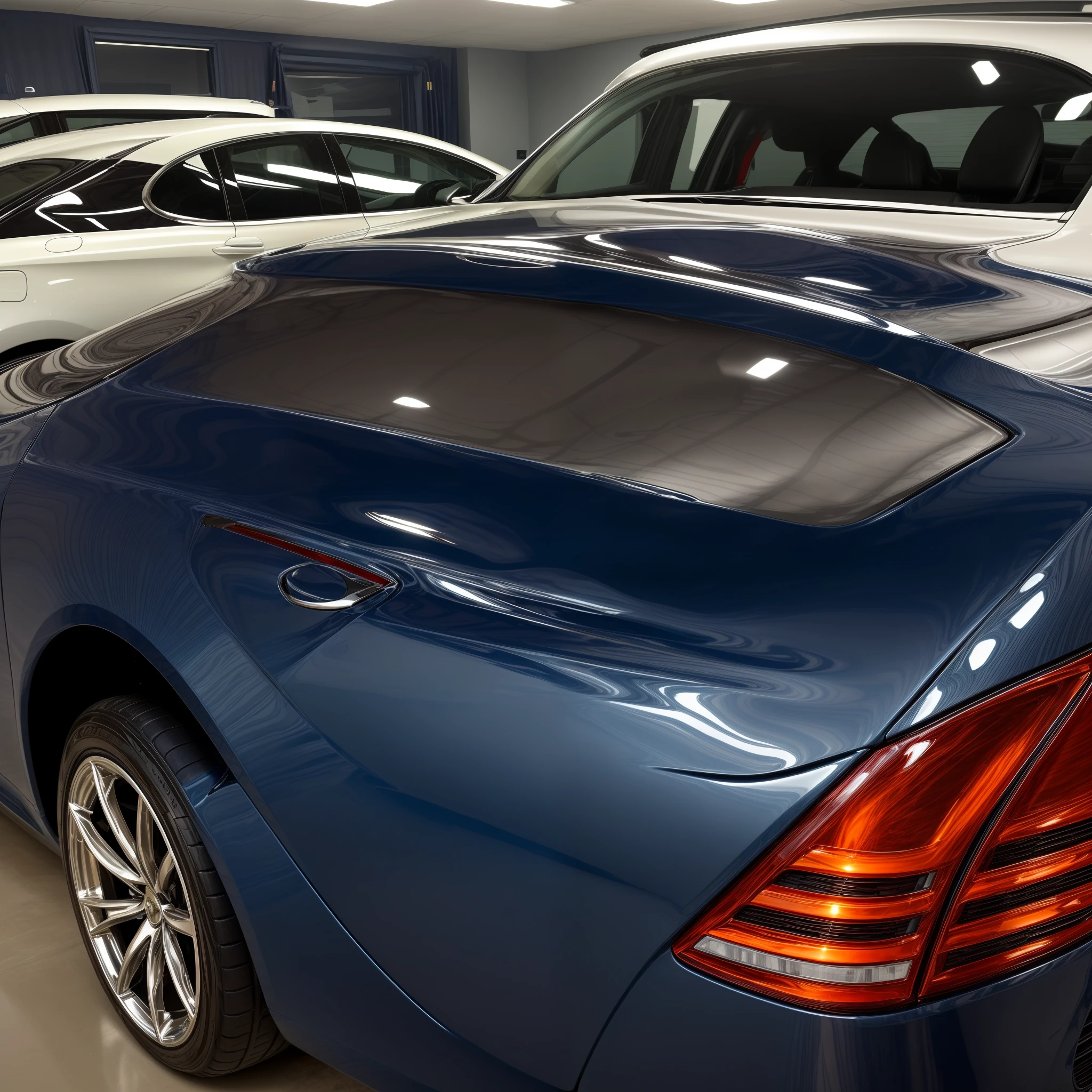 Glossy car bodywork